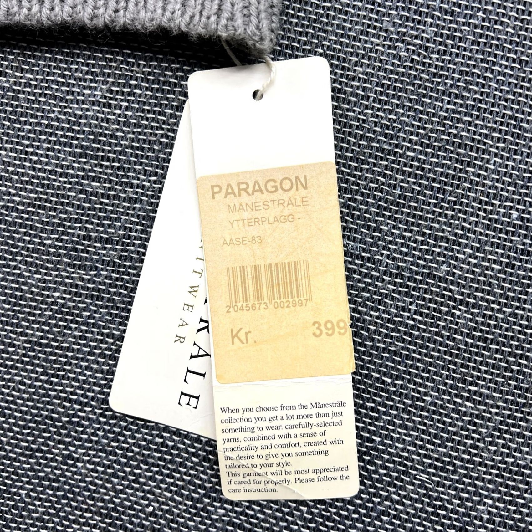 Vintage MANESTRALE Womens Beanie One Size Merino Wool Alpaca Blend Gray Beanie Women Knit Thermal Vintage? No Size ONE SIZE - 7 Thumbnail