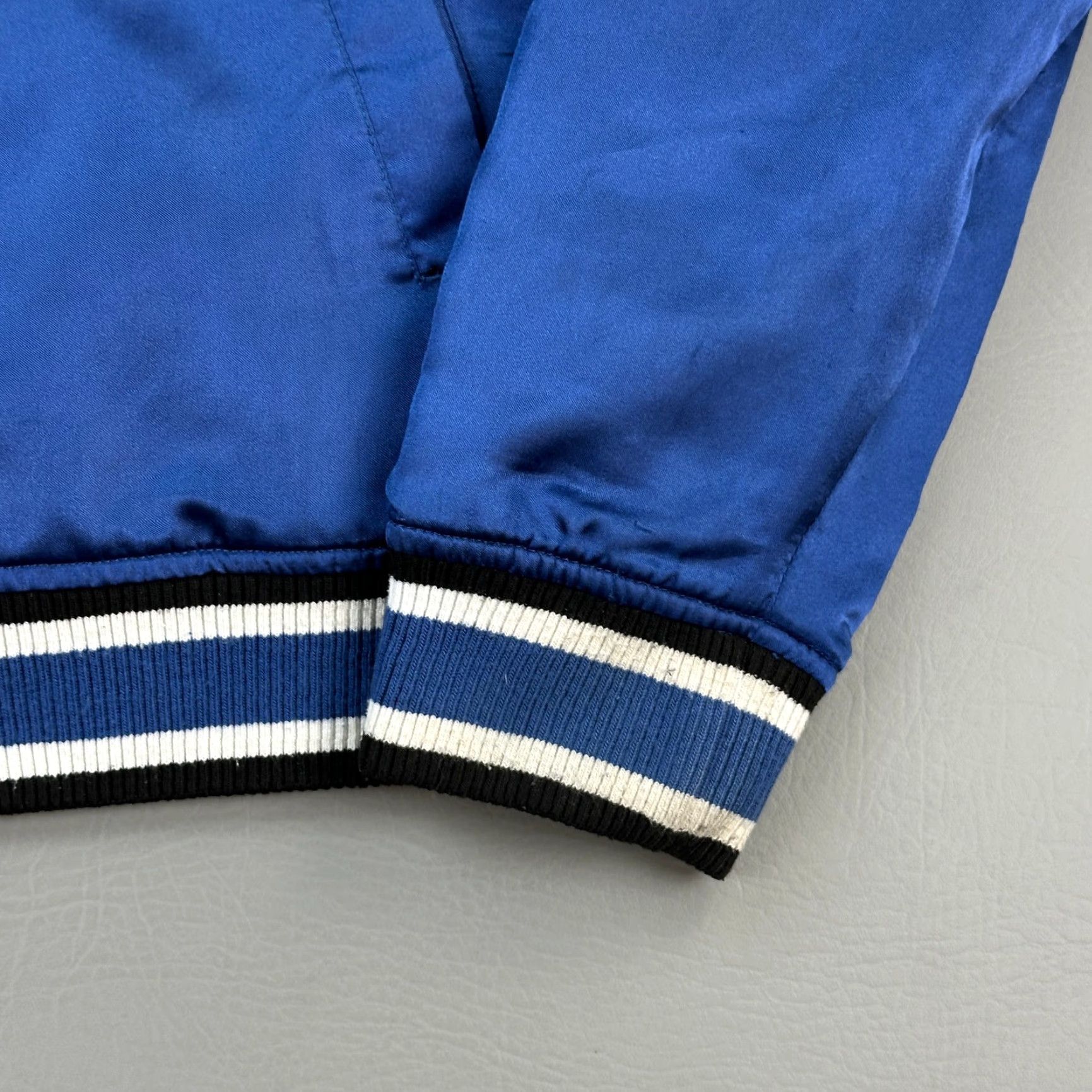 Vintage Harry Potter Ravenclaw Varsity Jacket Mens Small Blue Satin Hooded Snap Front Size US S / EU 44-46 / 1 - 3 Thumbnail