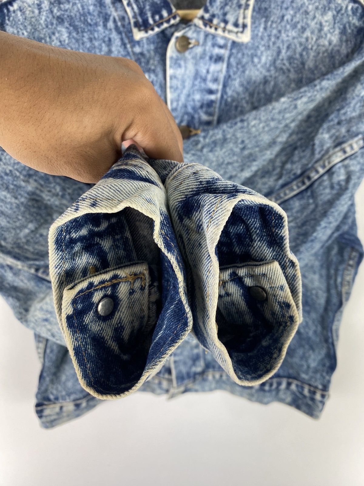 Japanese Brand Vintage 90’s Denim Jacket by Fittz Size US S / EU 44-46 / 1 - 11 Thumbnail