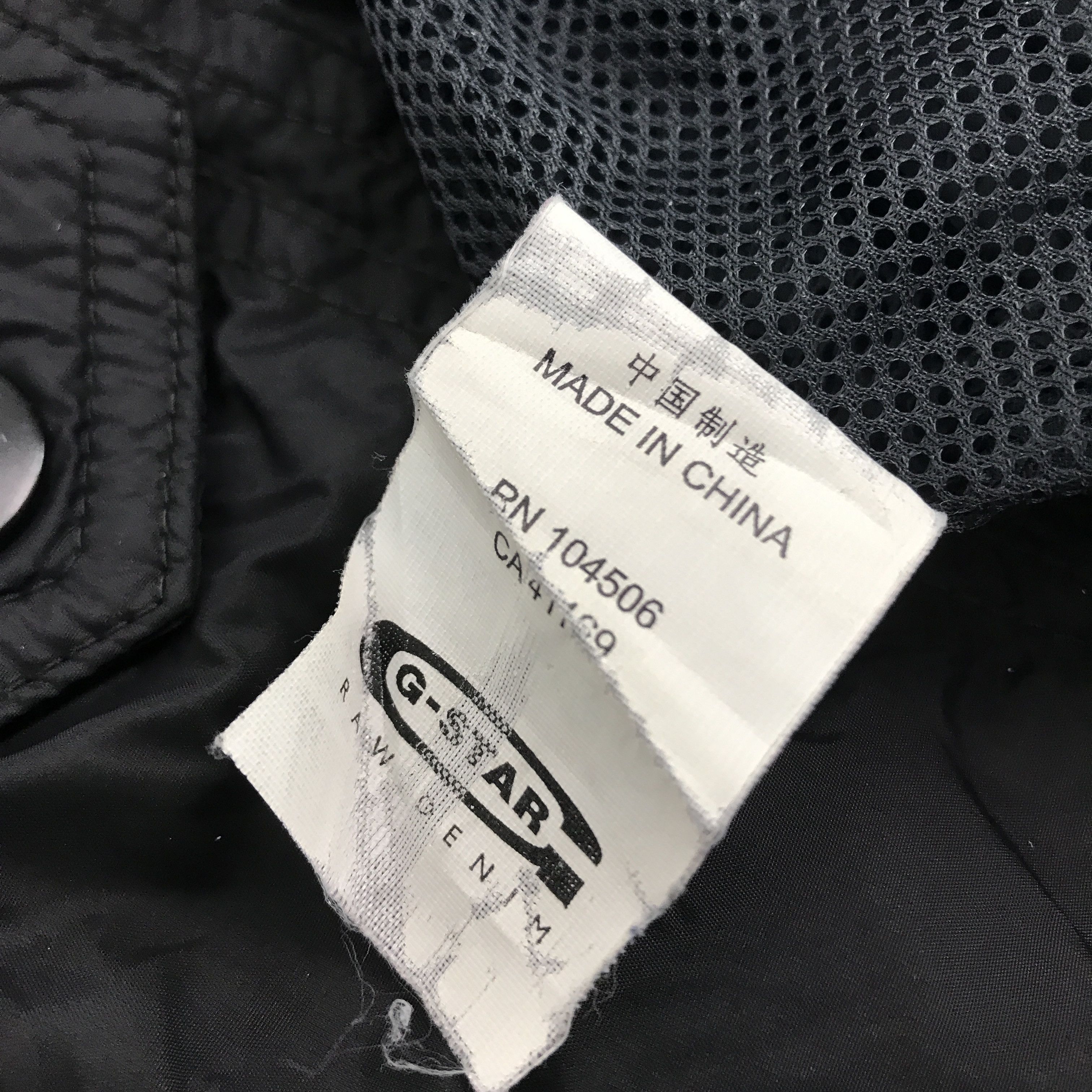 G-Star Vintage G-star raw black jacket windbreaker jacket Size US L / EU 52-54 / 3 - 8 Thumbnail
