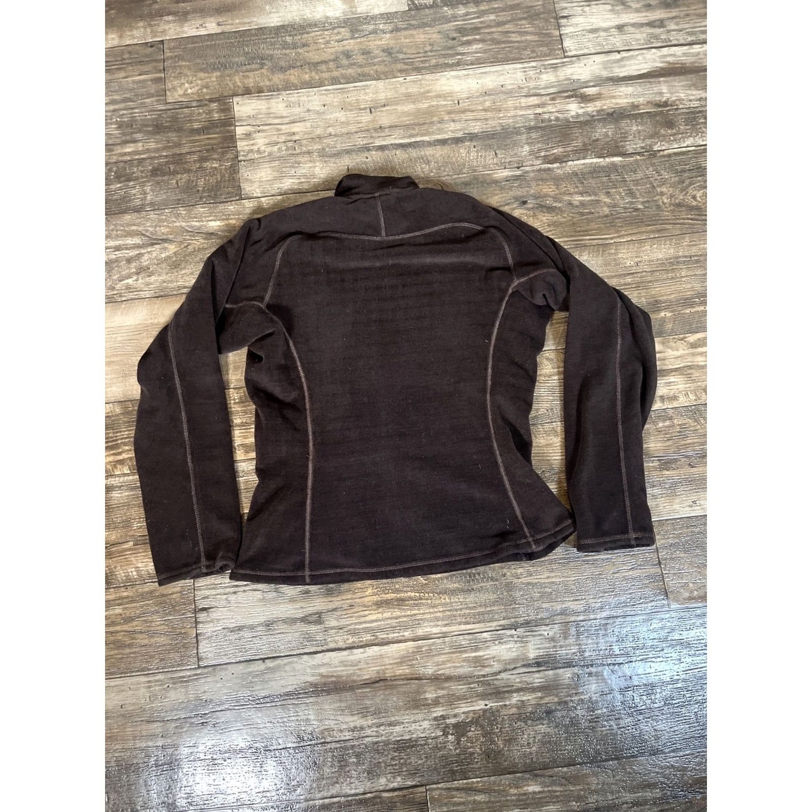 Patagonia VINTAGE Patagonia R3 Regulator Jacket Womens M Brown Fleece Full Zip Pockets Outdoor Logo Zipper Size M / US 6-8 / IT 42-44 - 8 Thumbnail
