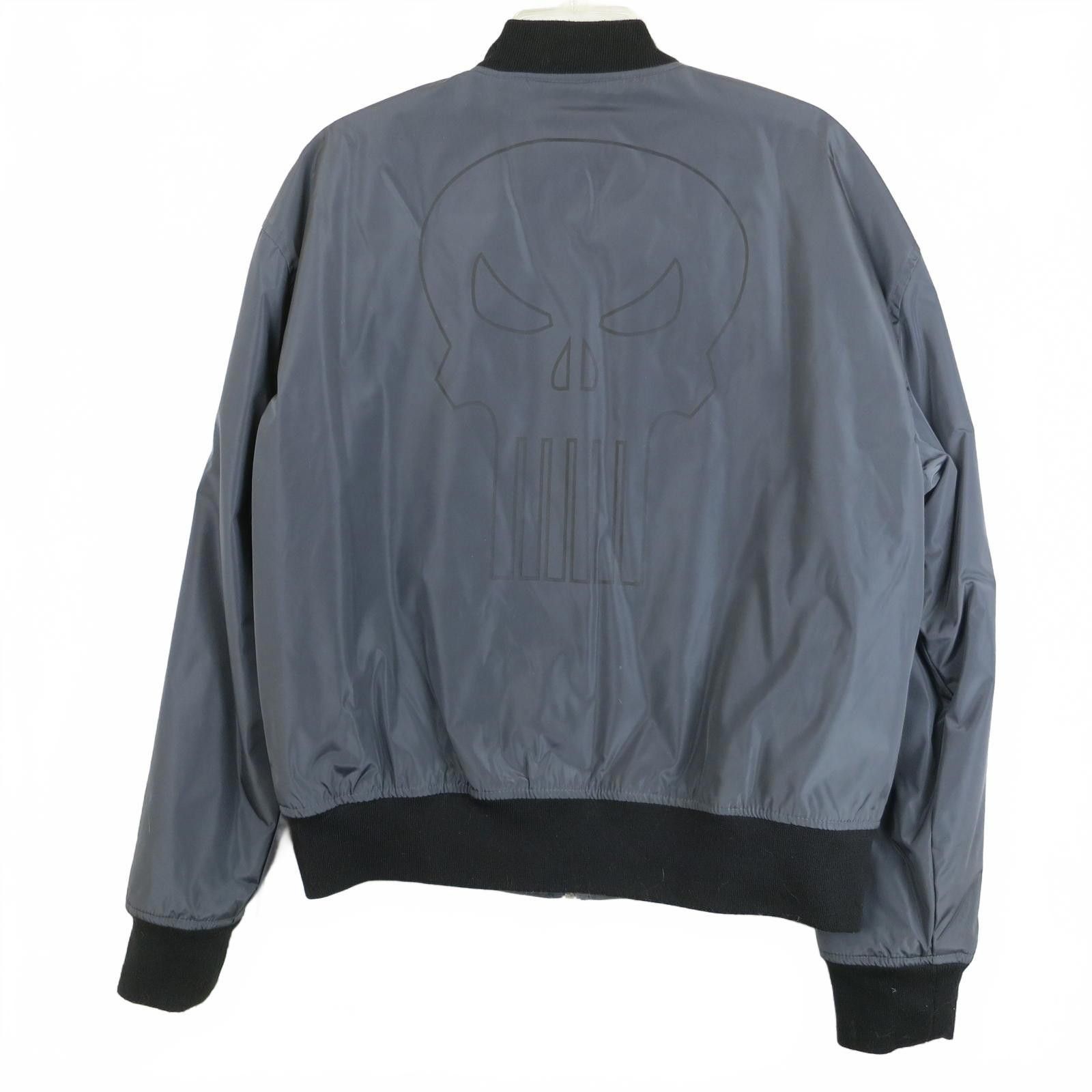 Marvel Comics Marvel Punisher Gray Bomber Jacket Men's Medium Size US M / EU 48-50 / 2 - 7 Thumbnail