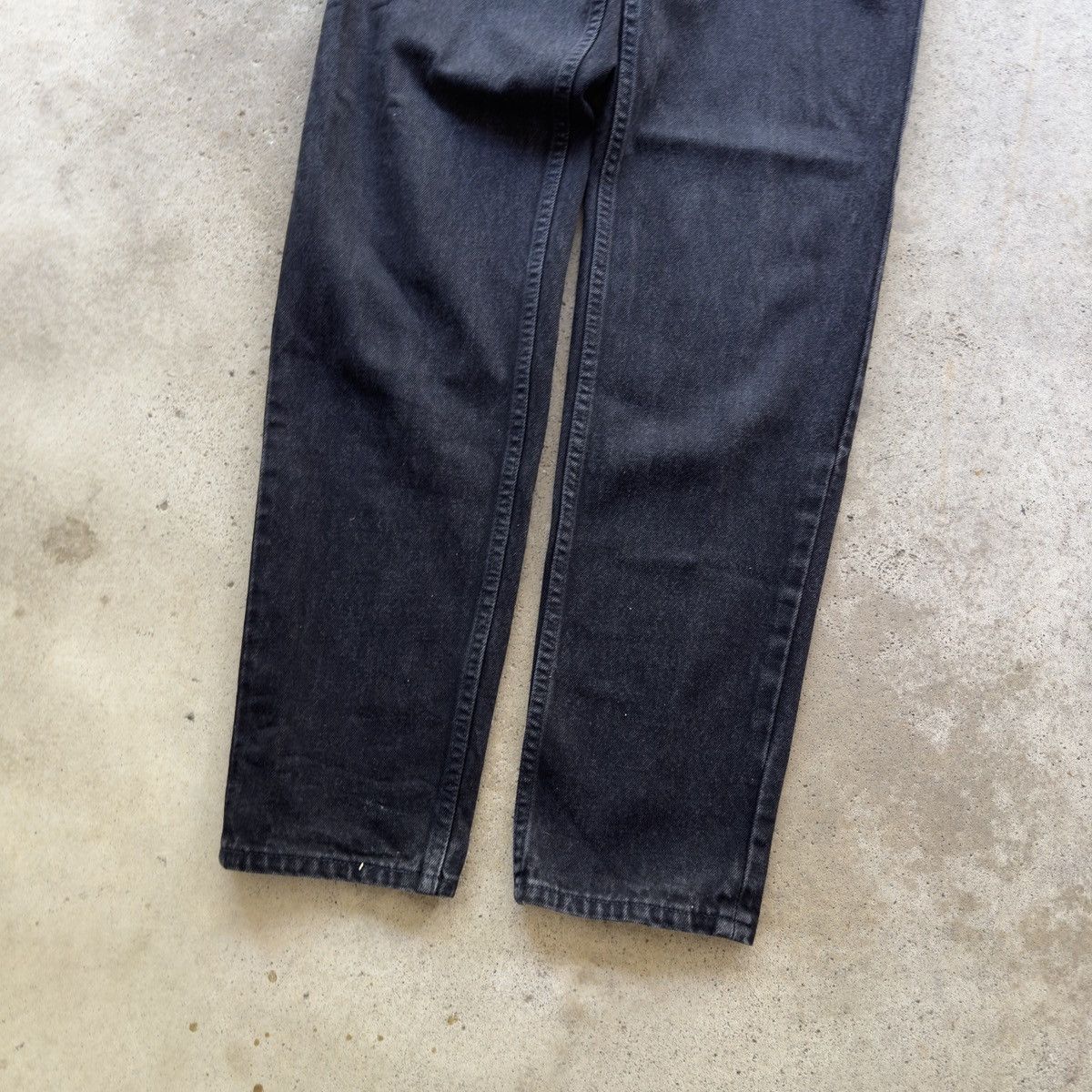 Faded Black Levi's 550 Jeans ERD Grunge Thrashed Skater