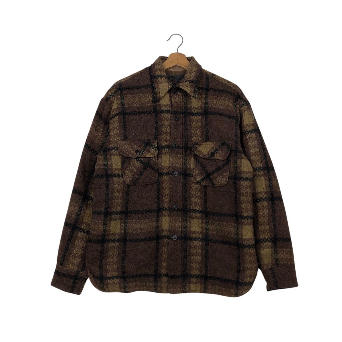 Japanese Brand 📌Vintage Wool Chore Worker Jacket Cfo Shirt Issey Miyake Size US L / EU 52-54 / 3 - 2 Thumbnail