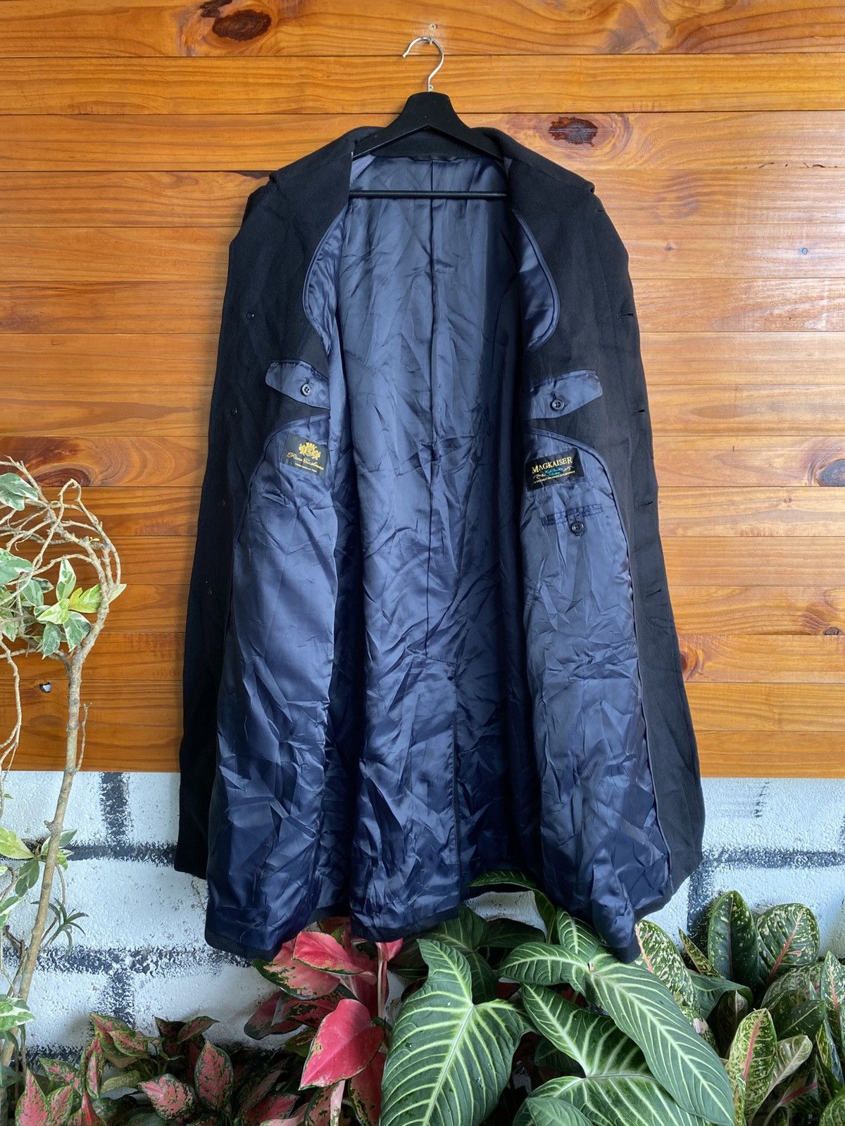 Japanese Brand MAGKAISER Pure Cashmere Long Coat Black Men’s Size 94 A6 Size US M / EU 48-50 / 2 - 8 Thumbnail