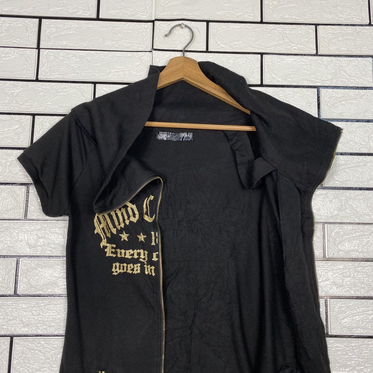 Japanese Brand 📌Full Zipper Sweater Punk Design Bondage Bones Design Size US L / EU 52-54 / 3 - 13 Thumbnail