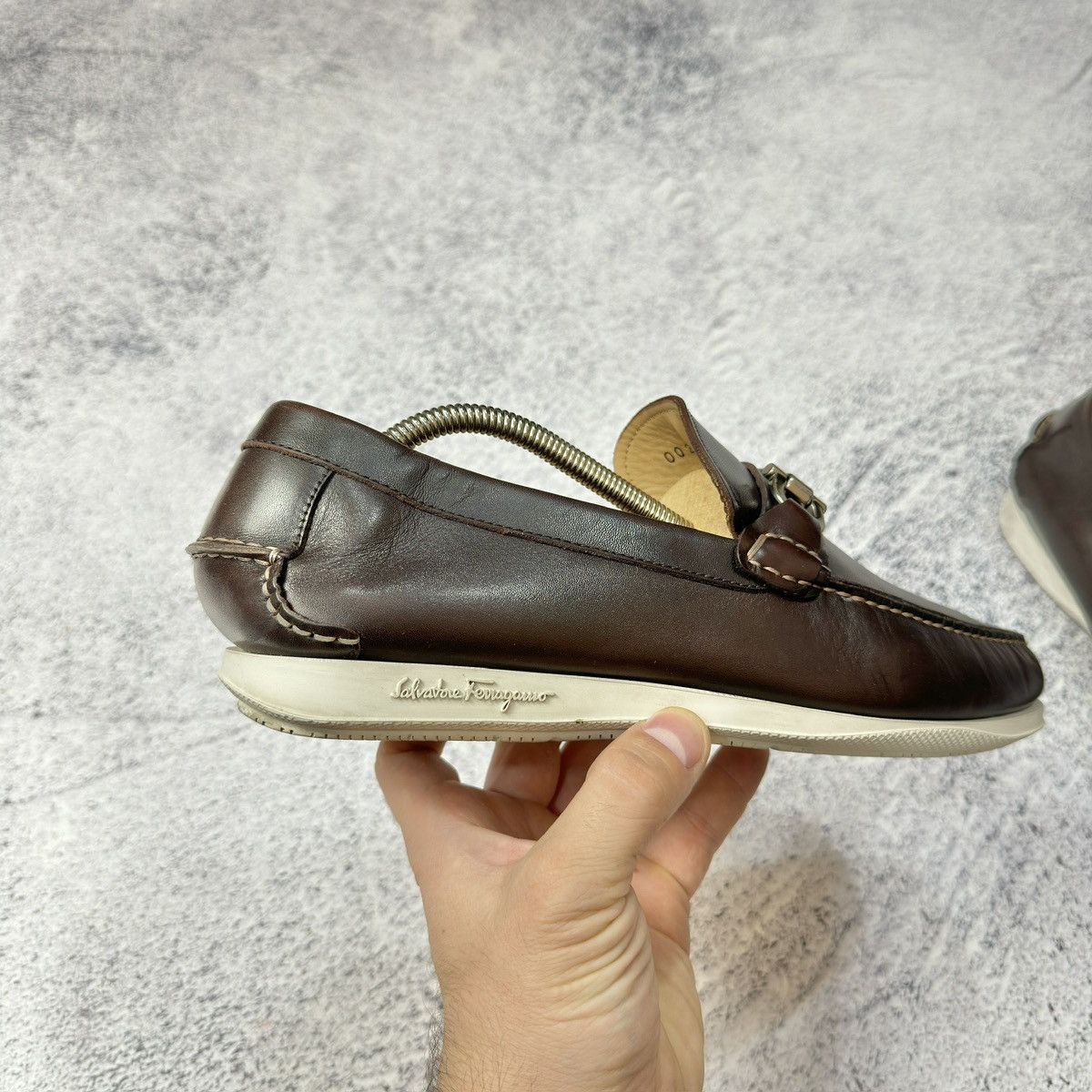 Salvatore Ferragamo Salvatore Ferragamo Mens Loafers US10 UK9 EU43 28cm Size US 10 / EU 43 - 4 Thumbnail