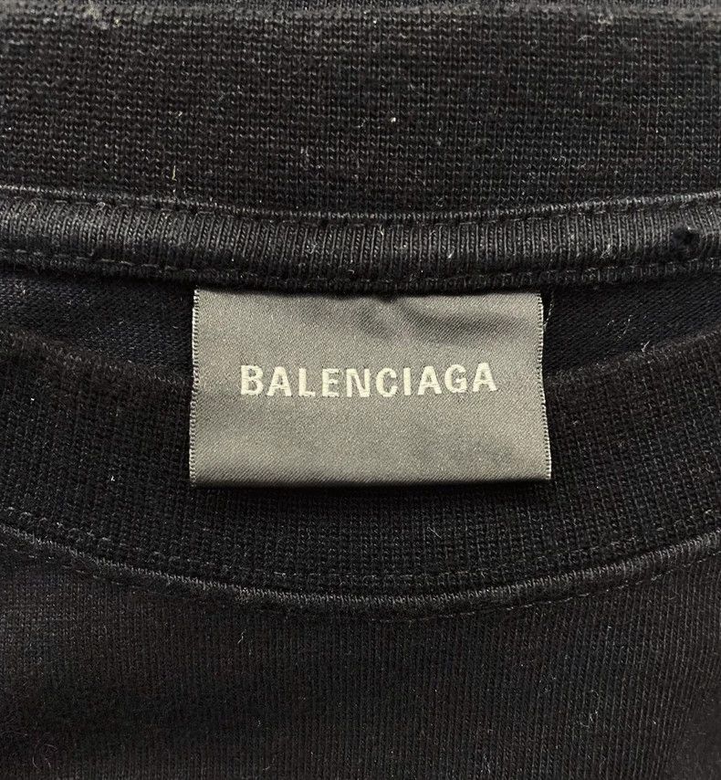 Balenciaga Balenciaga Cola Embroidered Loose Short Sleeve T-Shirt Size US M / EU 48-50 / 2 - 5 Thumbnail