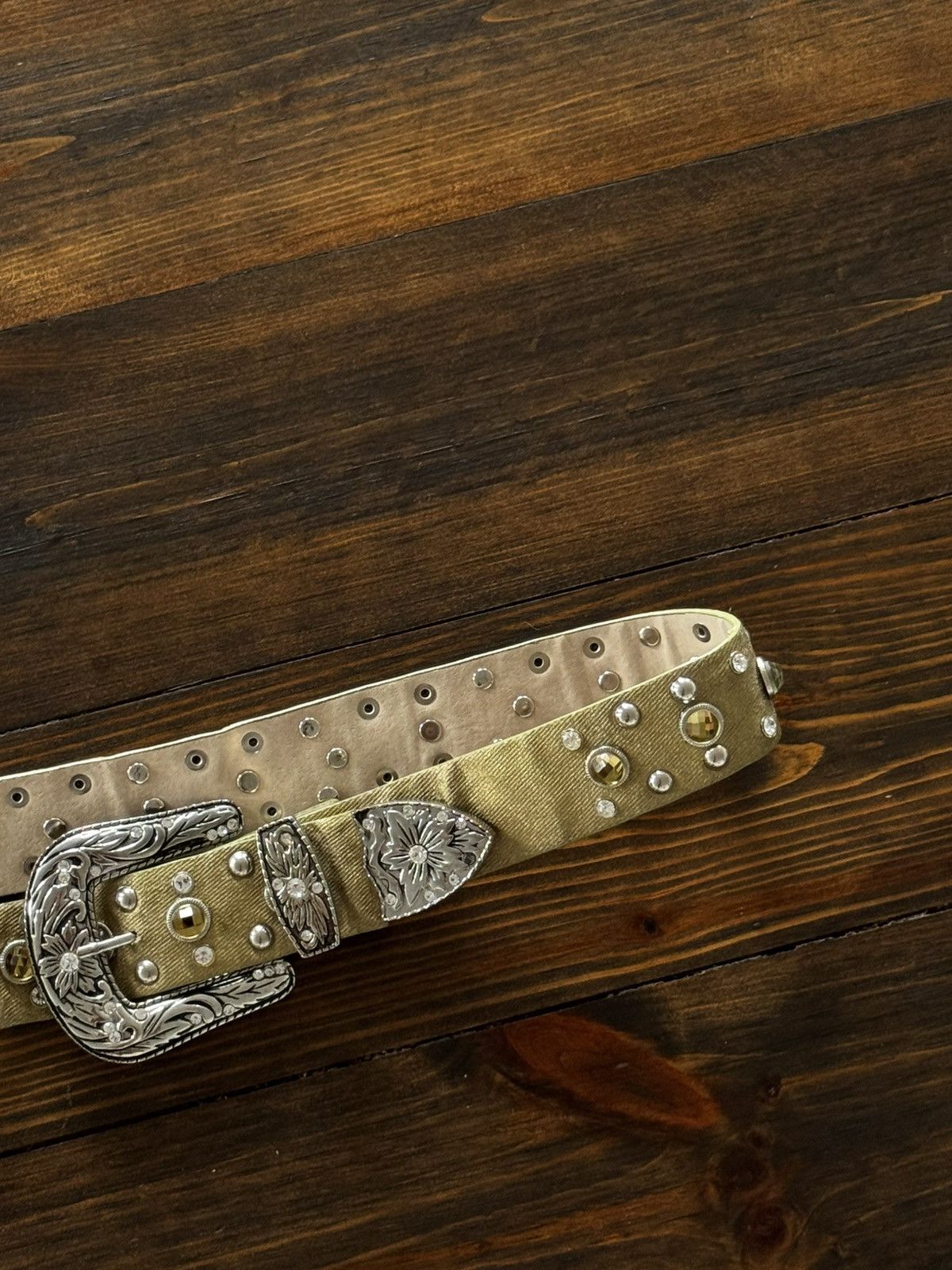 Vintage Belts Y2K Bb.Simon Style Punk Cotton belt Japanese