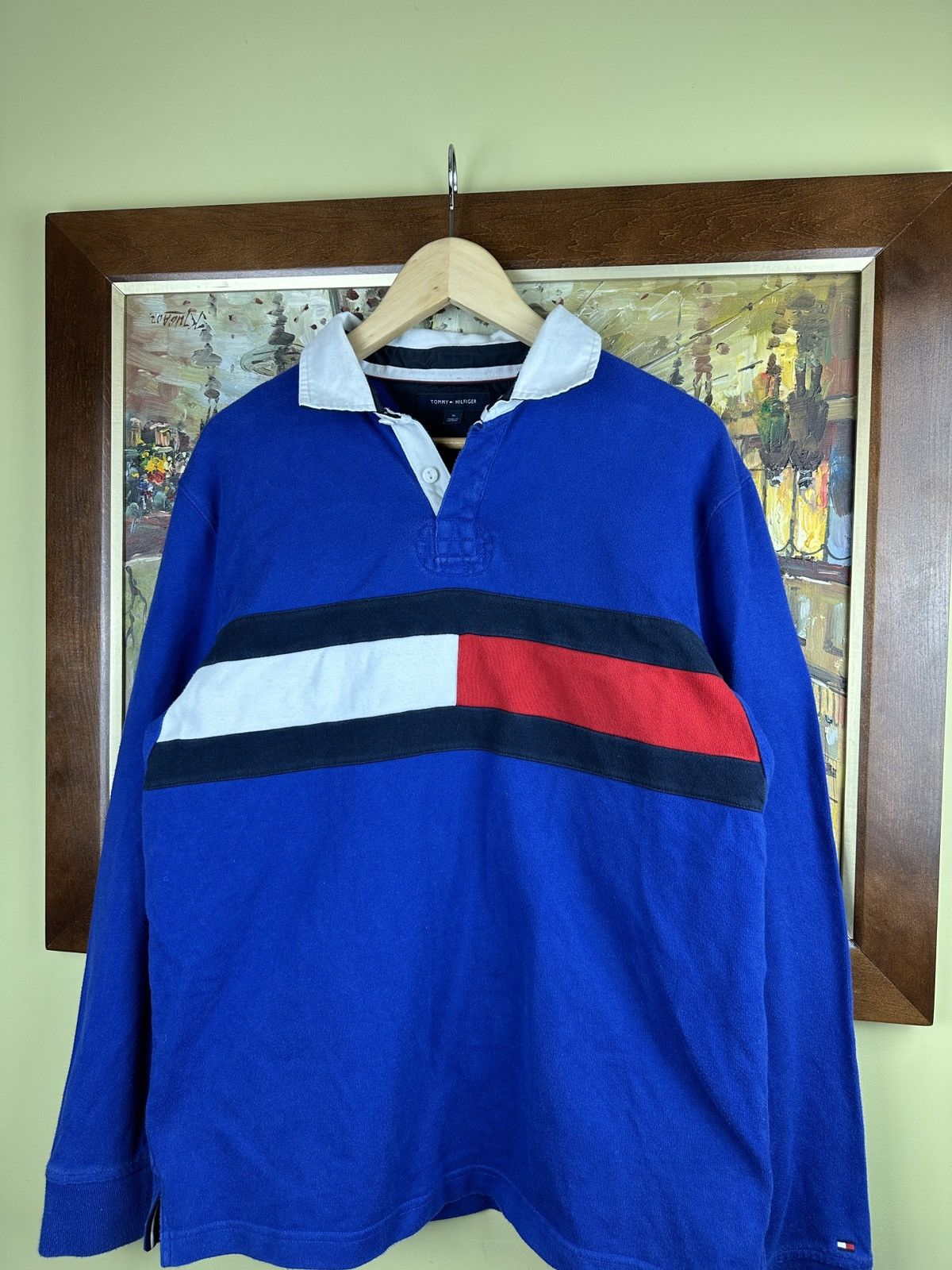 Tommy Hilfiger Tommy Hilfiger flag longsleeve polo shirt Size US M / EU 48-50 / 2 - 3 Thumbnail
