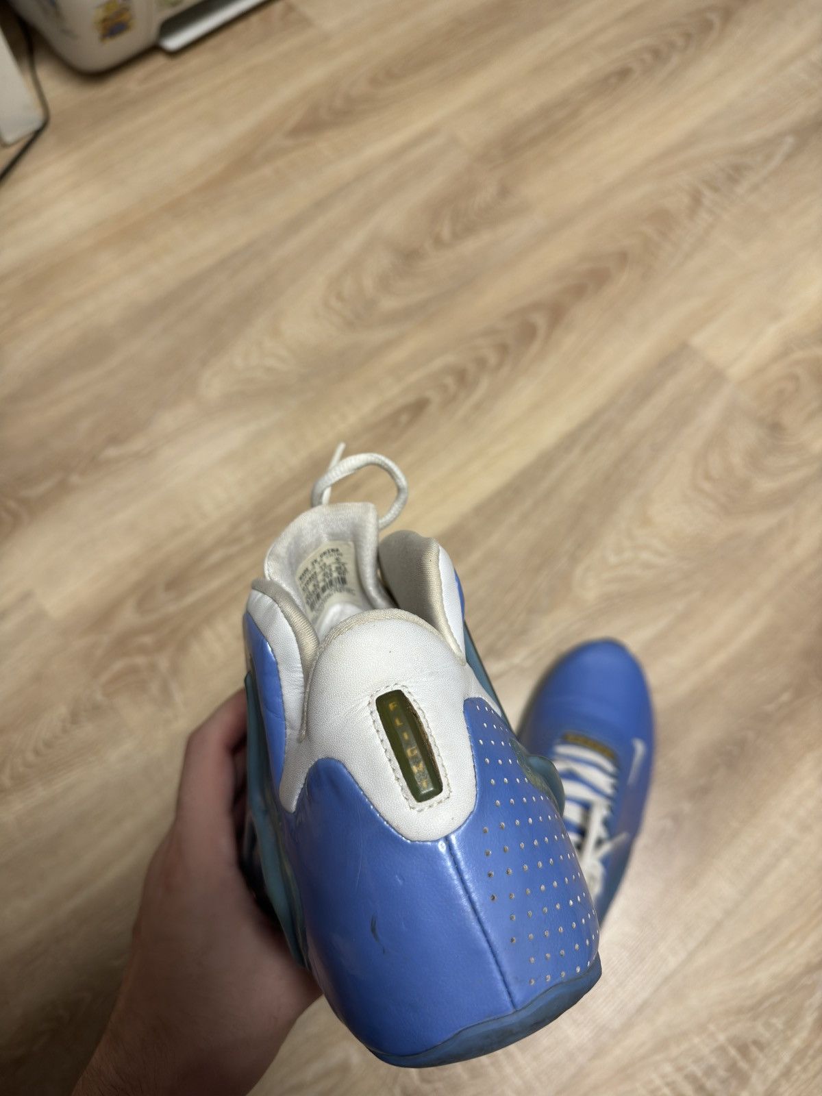 Nike Nike Air Hyper Flight 'Columbia Blue' 2001 basketball shoes Size US 10.5 / EU 43-44 - 8 Thumbnail