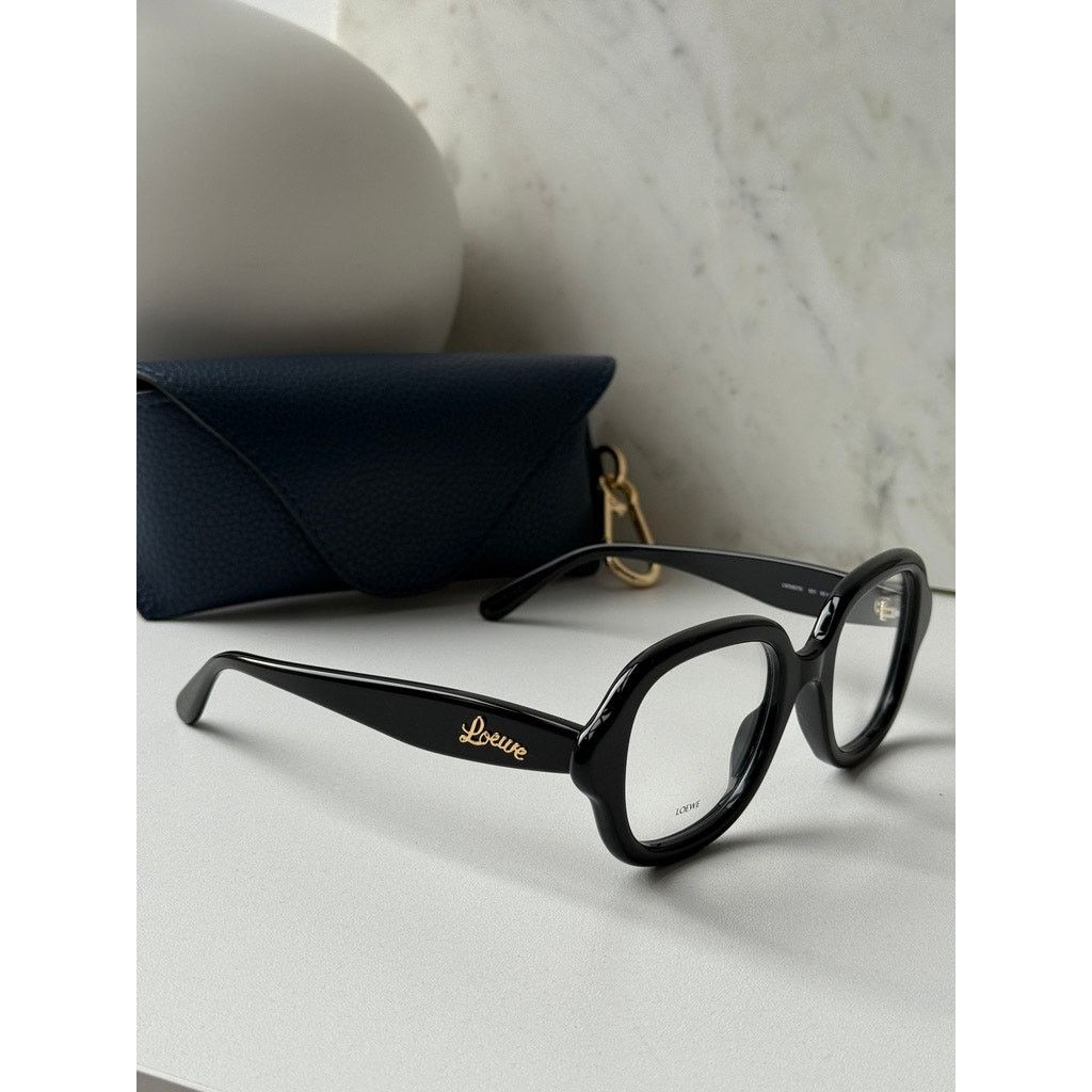 Loewe NEW Loewe LW50075I Curvy Black Eyeglasses Frames Size ONE SIZE - 6 Thumbnail