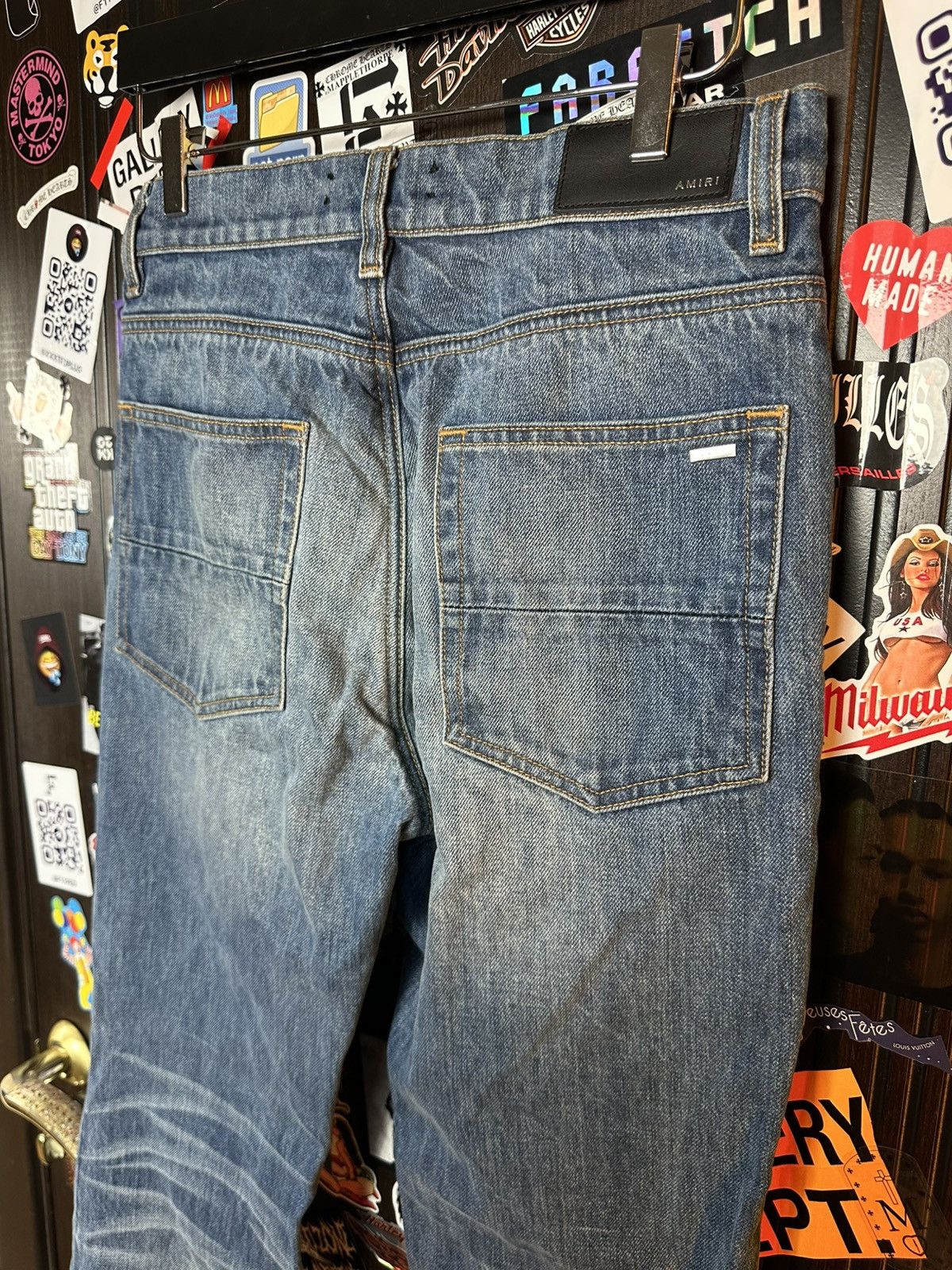 Amiri Amiri Flare Button up Jeans Denim 30 Size US 30 / EU 46 - 7 Thumbnail