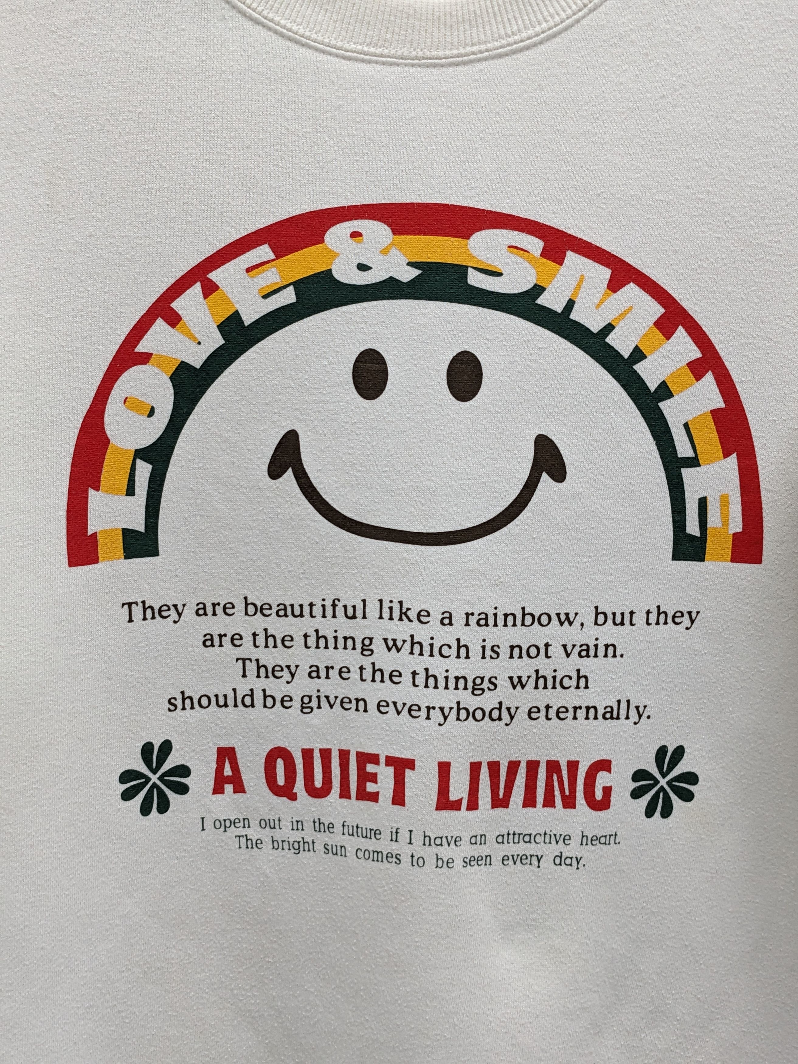 Japanese Brand Japanese Designer Love & Smile Love & Peace Streetwear Size US L / EU 52-54 / 3 - 3 Thumbnail