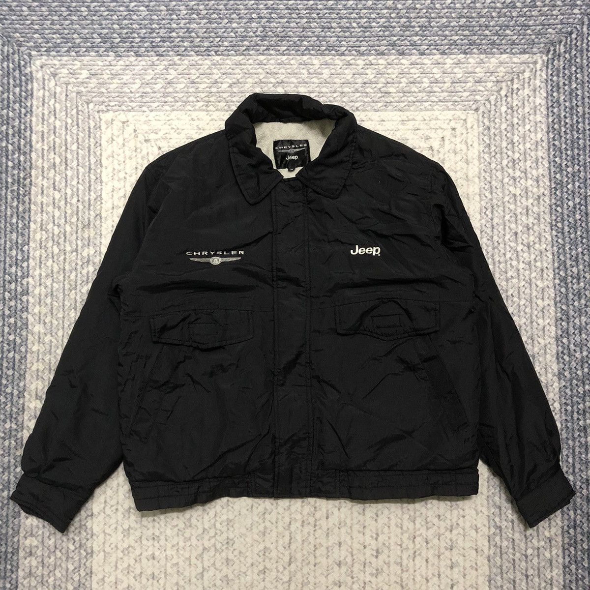 Chrysler × Jeep × Vintage Rare Vintage Chrysler x Jeep Racing Jacket Size US L / EU 52-54 / 3 - 1 Thumbnail