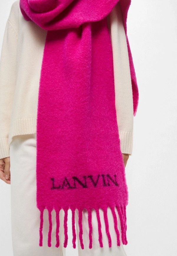 Lanvin o1y0326 Size : OS / Scarf in Fuchsia Size ONE SIZE - 4 Thumbnail