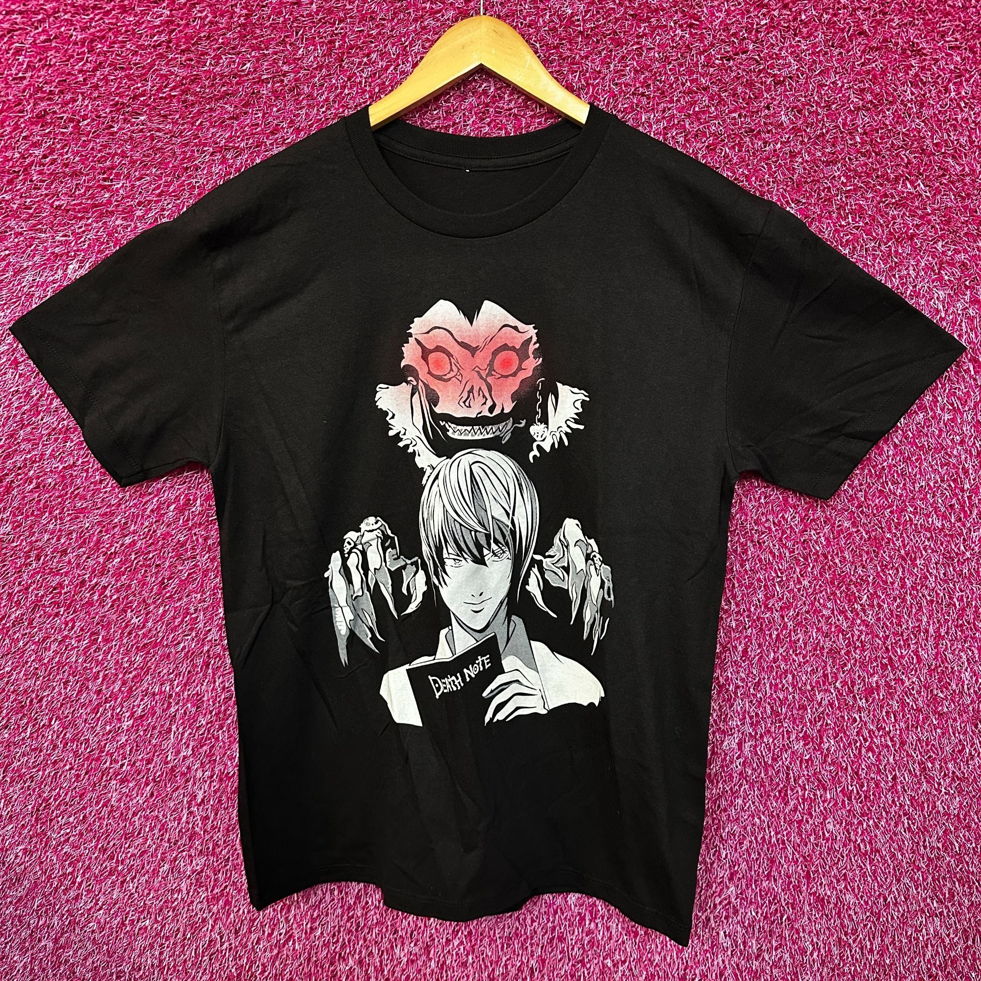 Anime Death Note Light Yagami and Ryuk Shinigami Eyes Anime Tee L Size US L / EU 52-54 / 3 - 1 Thumbnail