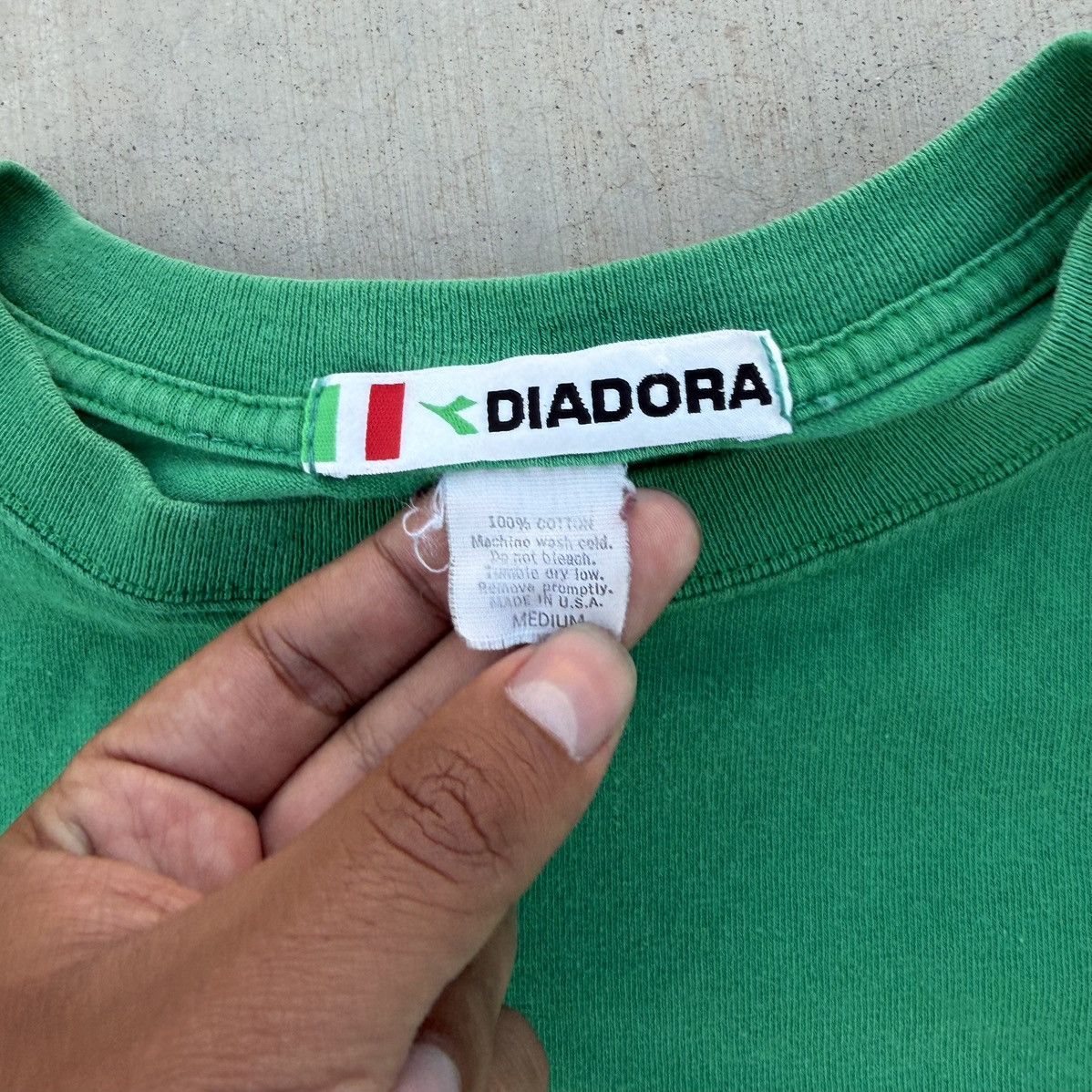 Diadora Rare Vintage Diadora Roy Keane Ireland Soccer T-Shirt Green Size US L / EU 52-54 / 3 - 3 Thumbnail