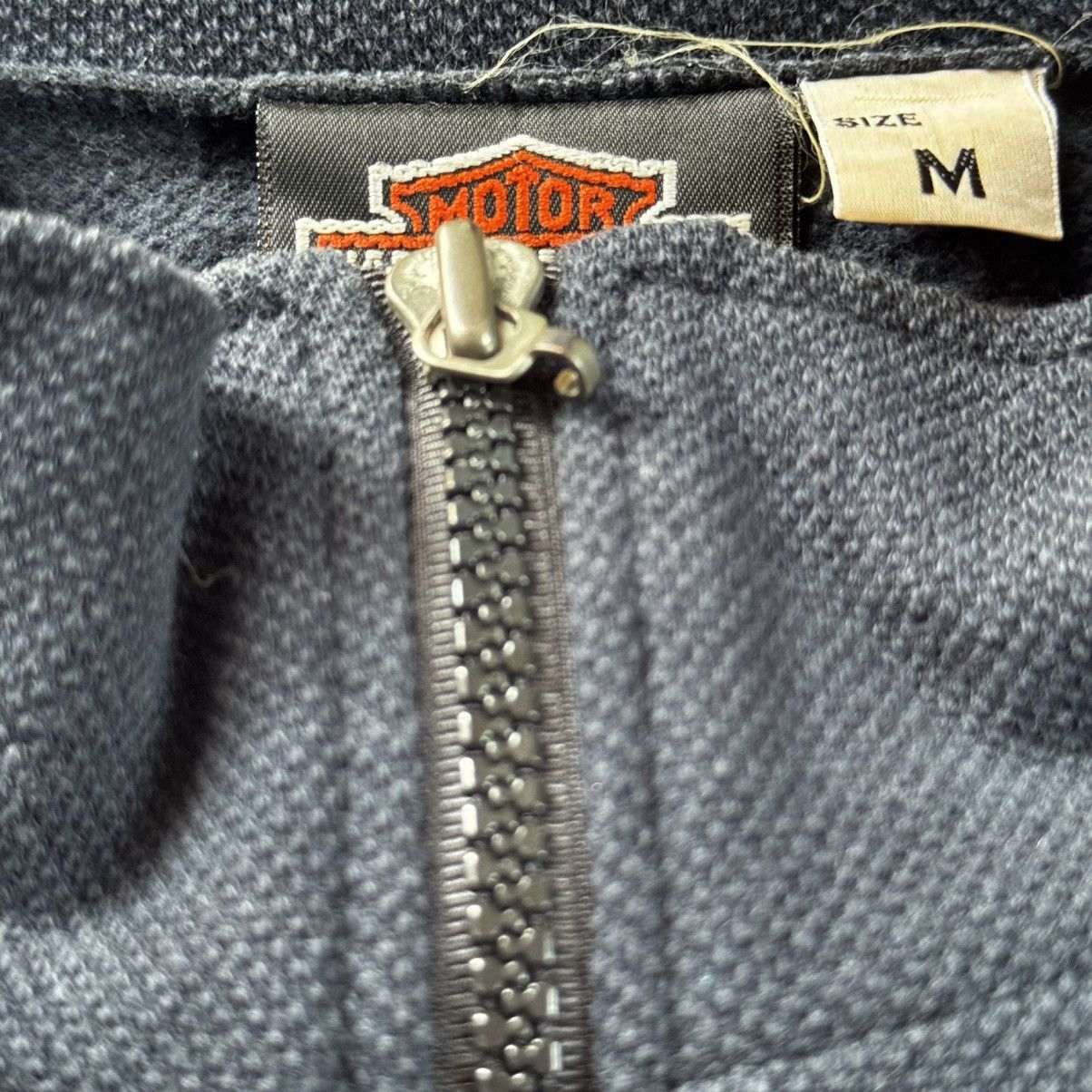 Harley Davidson Vintage Harley Davidson Zip Up Sweatshirt Bomber Jacket Size US M / EU 48-50 / 2 - 8 Thumbnail