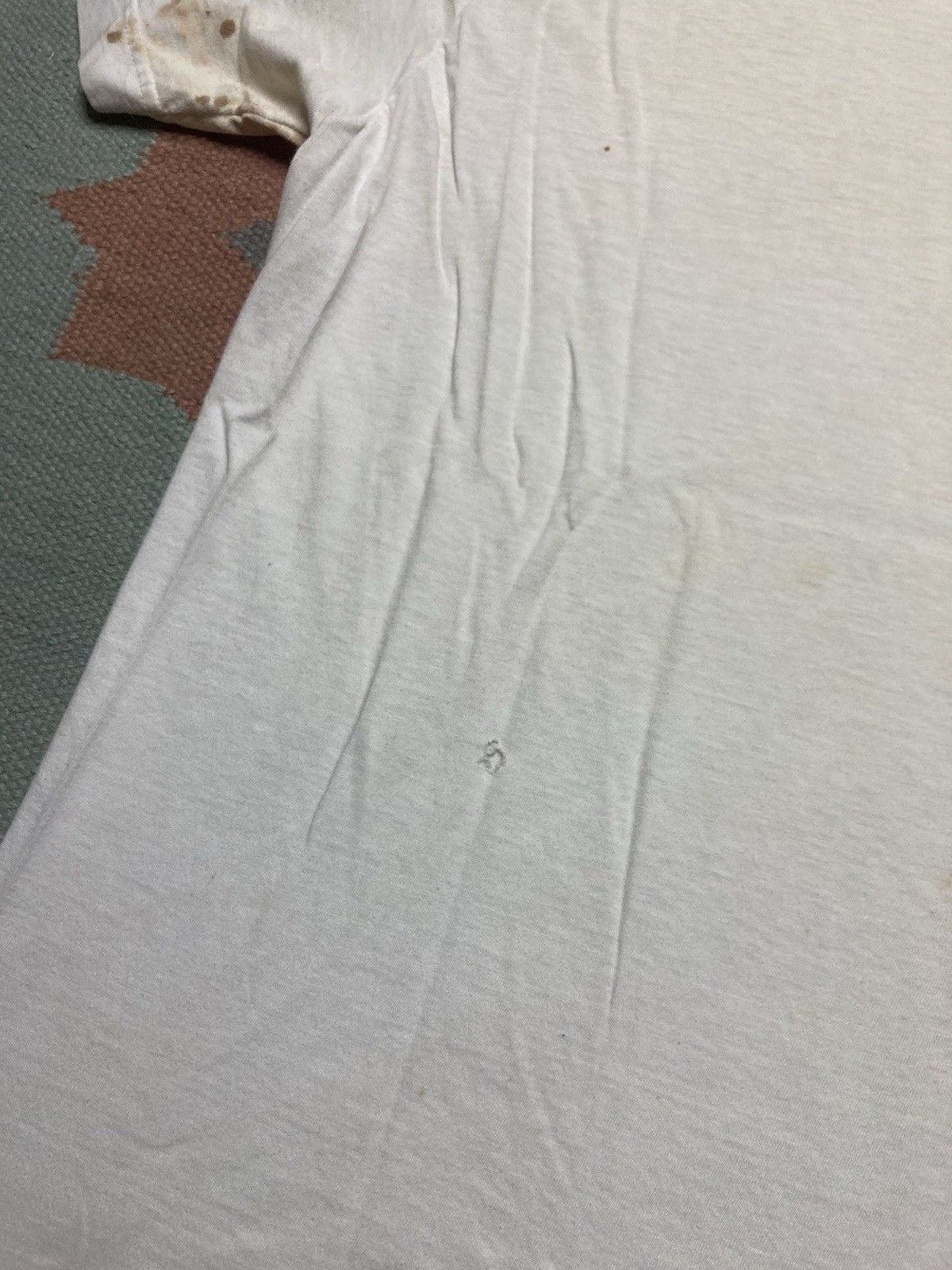 Vintage 90s y2k blank white t shirt BVD grunge soft cotton men’s XL Size US XL / EU 56 / 4 - 10 Thumbnail