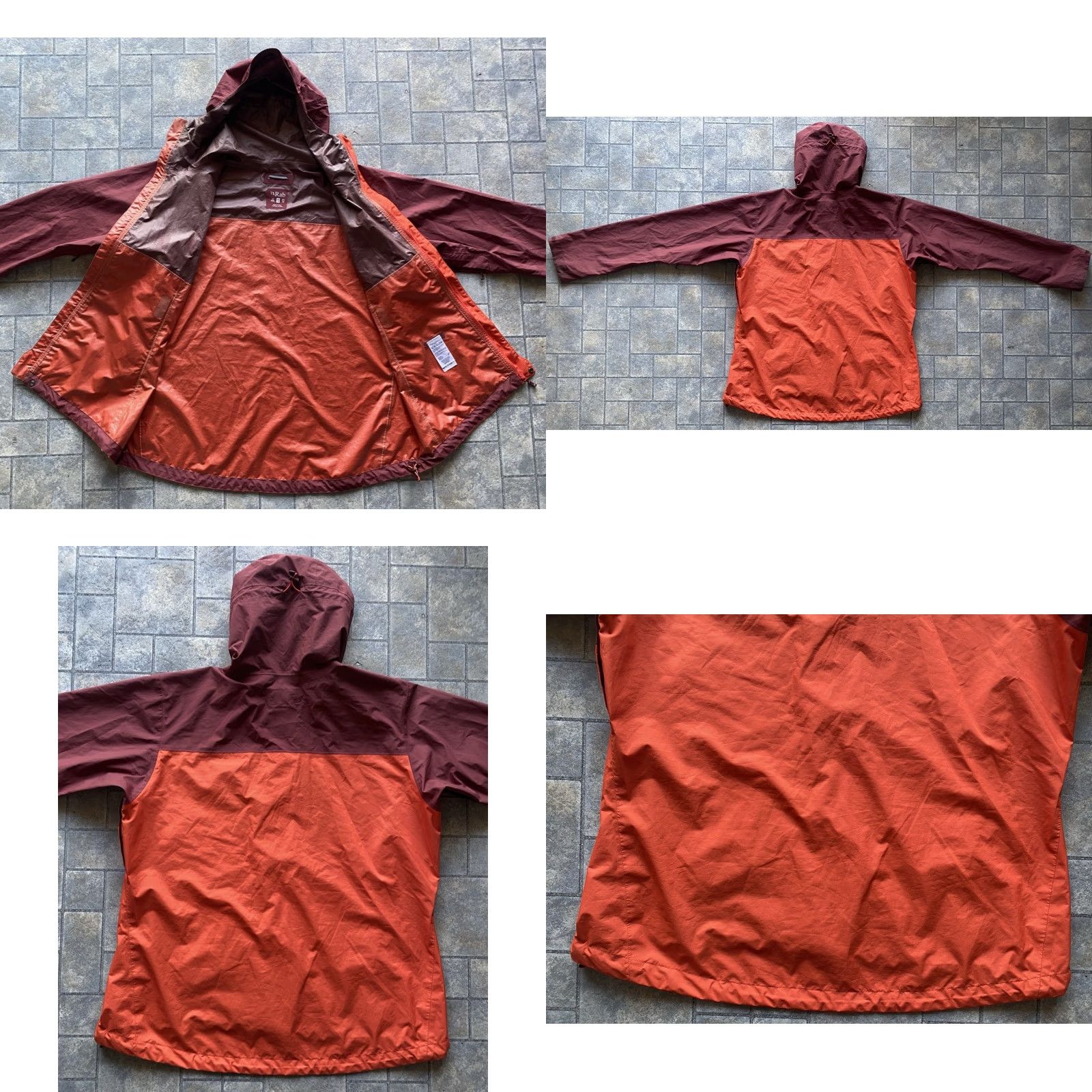 Rab RAB Downpour Eco Jacket Women 2XL Red Pertex Shield Jacket Womens Red 2XL Rab Downpour Eco Size XXL / US 16-18 / IT 52-54 - 10 Thumbnail