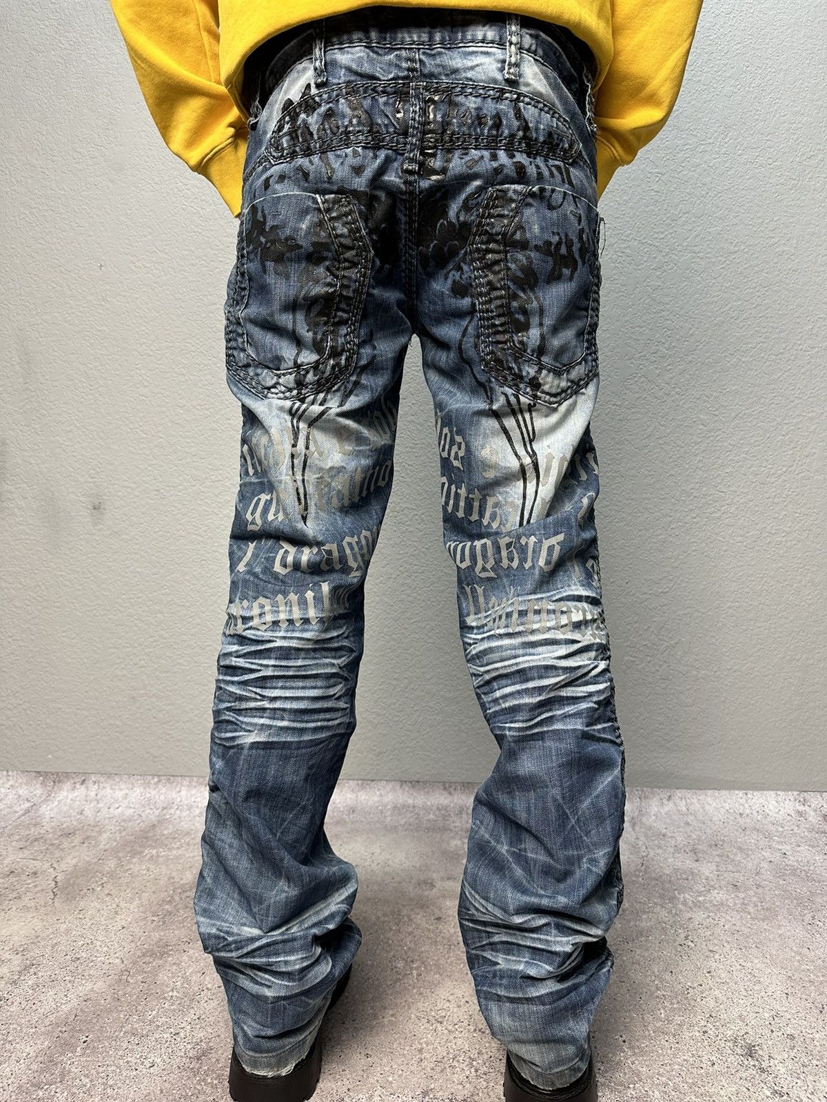 Japanese Brand × Vintage Vintage Y2K Junya Watanabe Style Archive Jeans Distressed Size US 34 / EU 50 - 10 Thumbnail