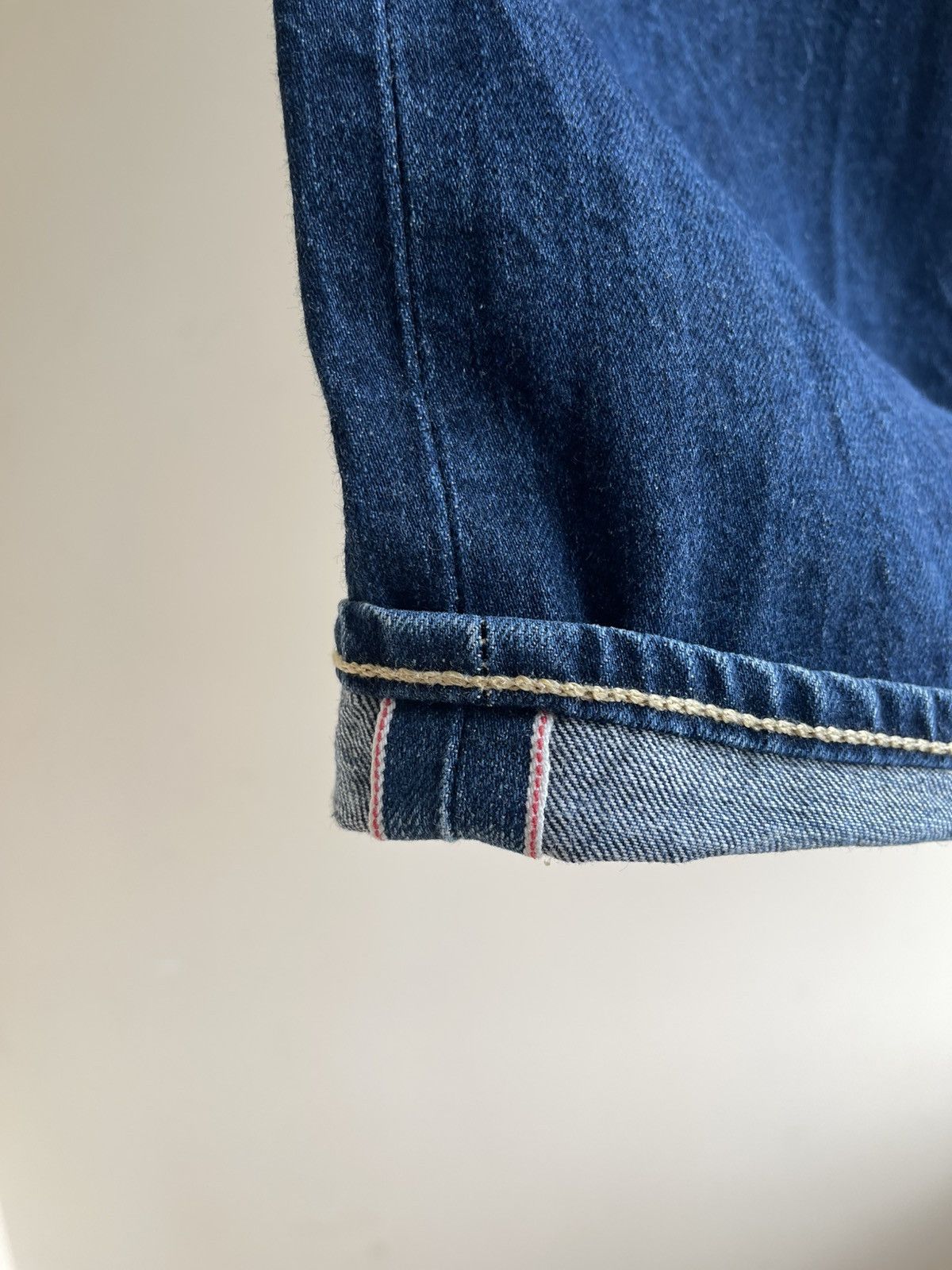 Levi's 501 Selvedge Denim Straight Leg Regular Fit 5 Pocket Jeans Size US 32 / EU 48 - 3 Thumbnail