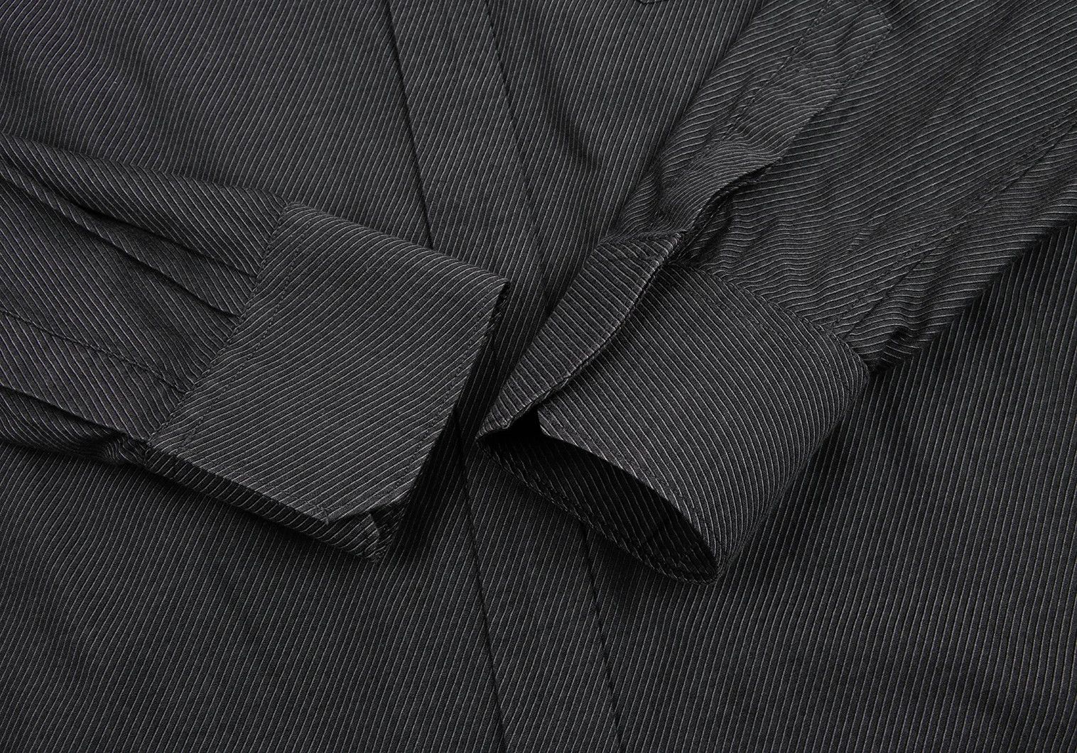 Jean Paul Gaultier Charcoal Pinstripe Shirt Size 50 in Good Condition Size US M / EU 48-50 / 2 - 9 Thumbnail