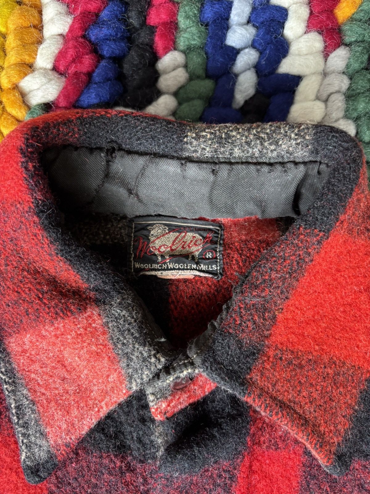 Vintage × Woolrich Woolen Mills 1950s Woolrich Checkered Flannel Size US S / EU 44-46 / 1 - 4 Thumbnail