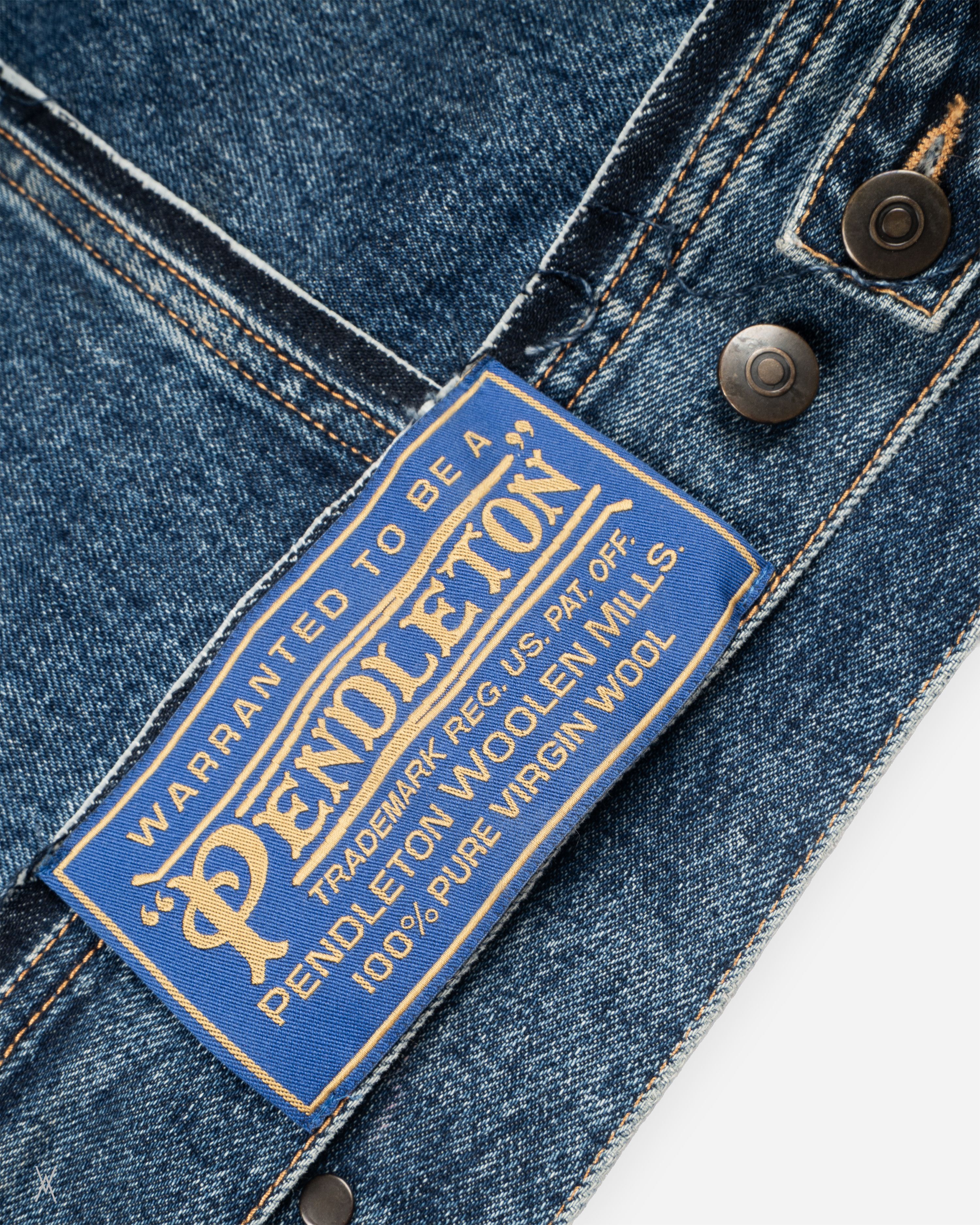 Maison Margiela Maison Margiela Pendleton Wool-Lined Denim Jacket Size US M / EU 48-50 / 2 - 4 Thumbnail