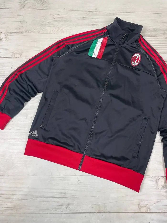 Adidas Vintage Adidas Milan 2012 2013 Training Jacket Football Size US L / EU 52-54 / 3 - 3 Thumbnail