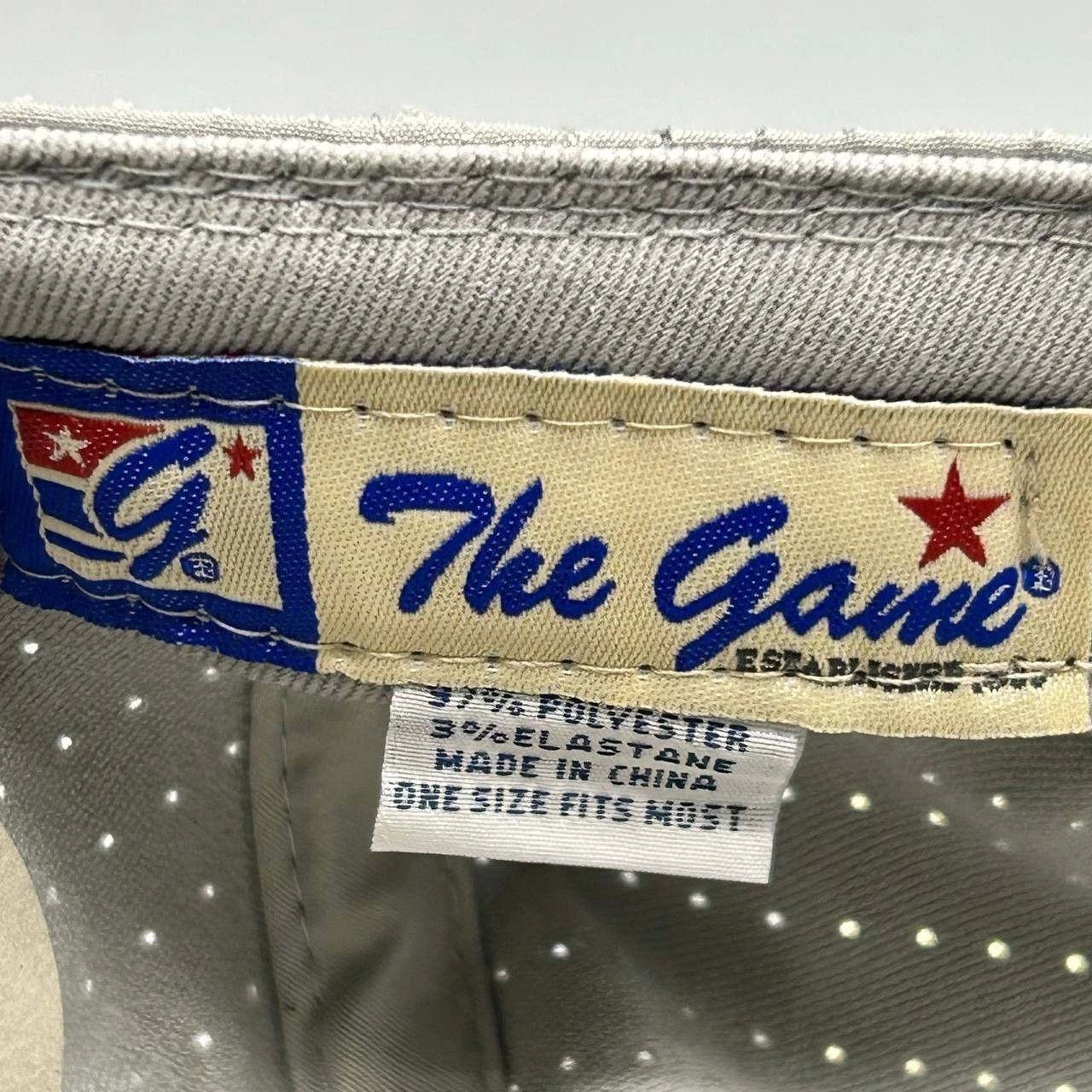 The Game Golfer Legends Hat Men Gray Embroidered The Game Strap Back Size ONE SIZE - 6 Thumbnail