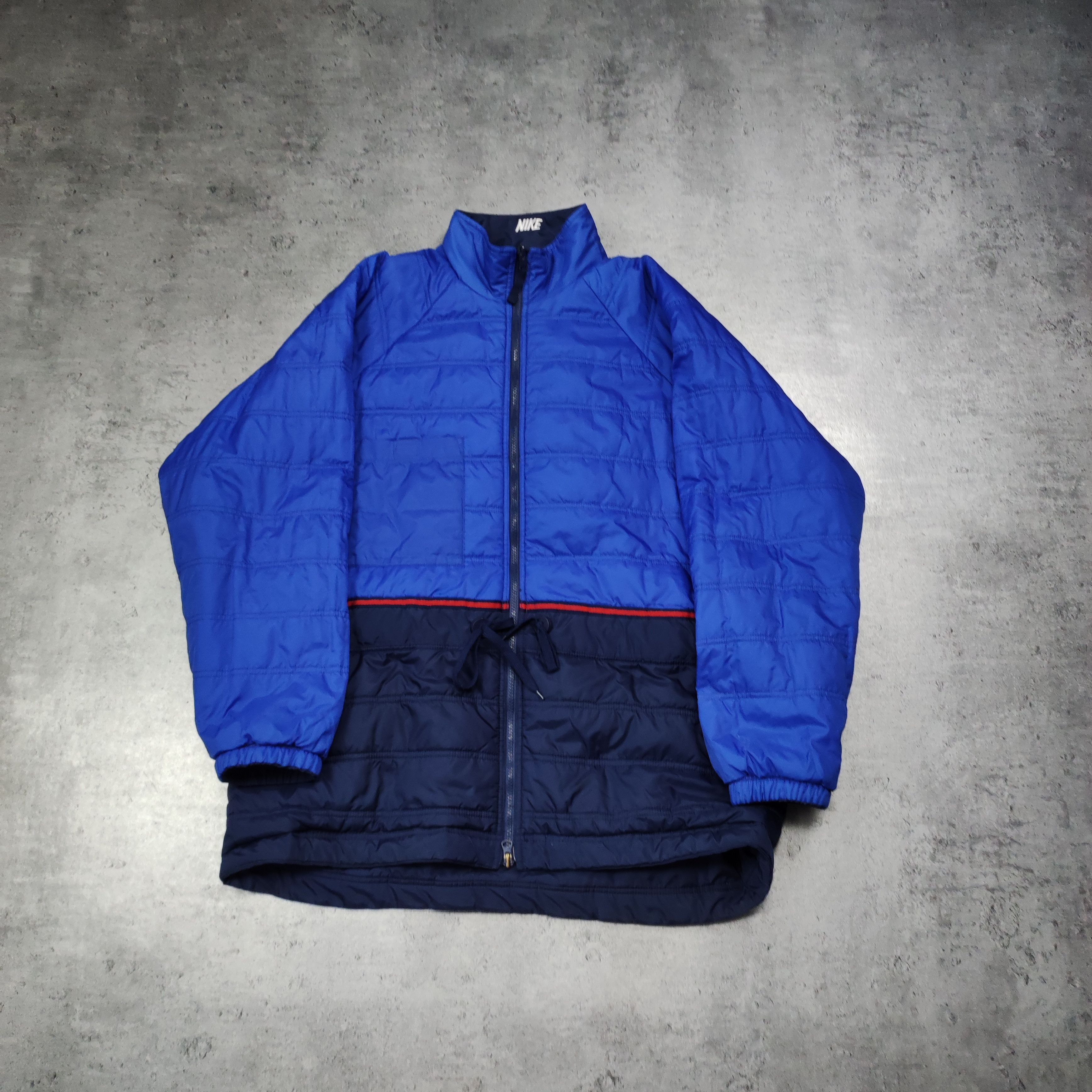 Nike × Vintage Vintage RARE 90s Glasgow Rangers Nike Reversible Jacket Size US L / EU 52-54 / 3 - 11 Thumbnail