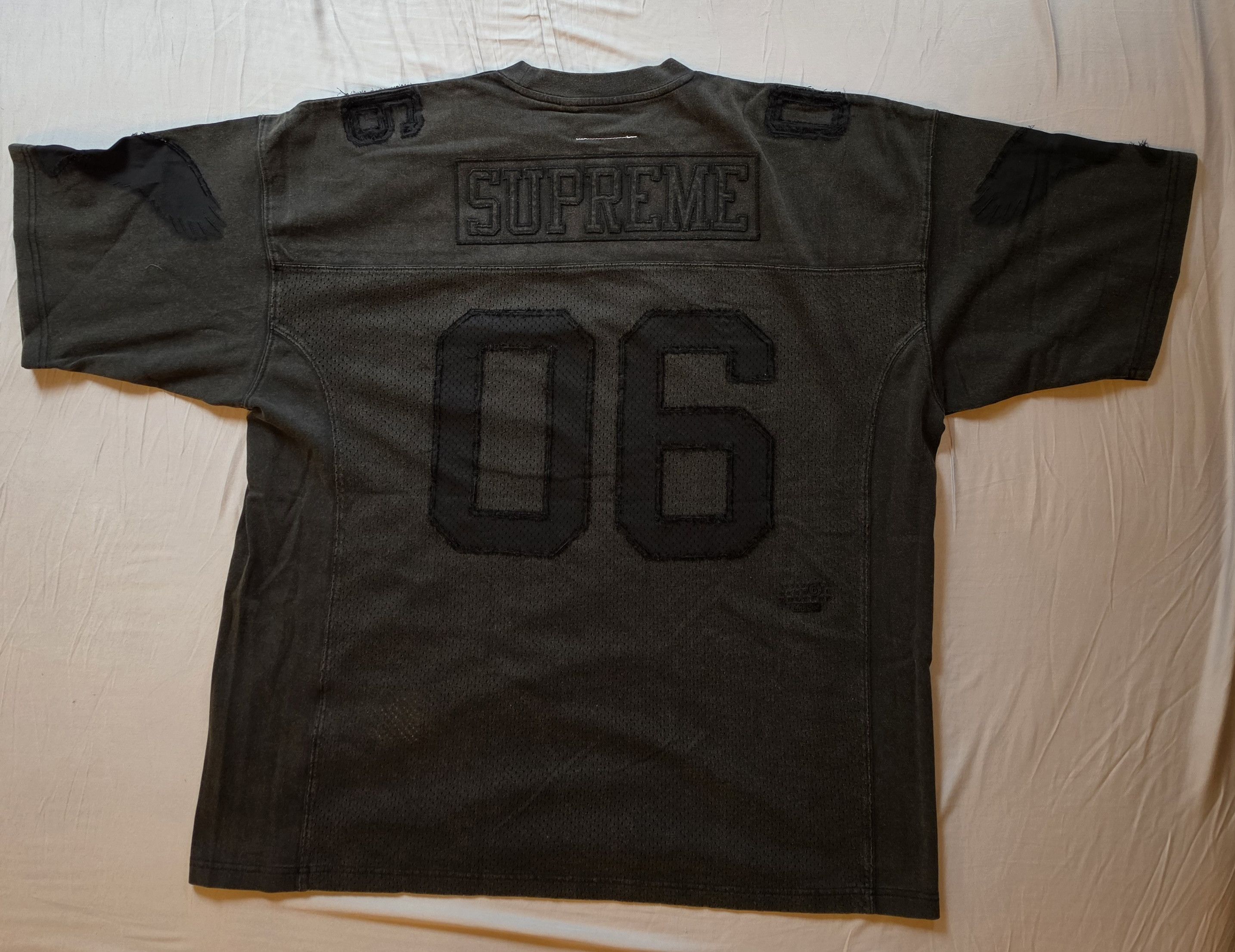 Supreme MM6 Maison Margiela Cotton Football Jersey