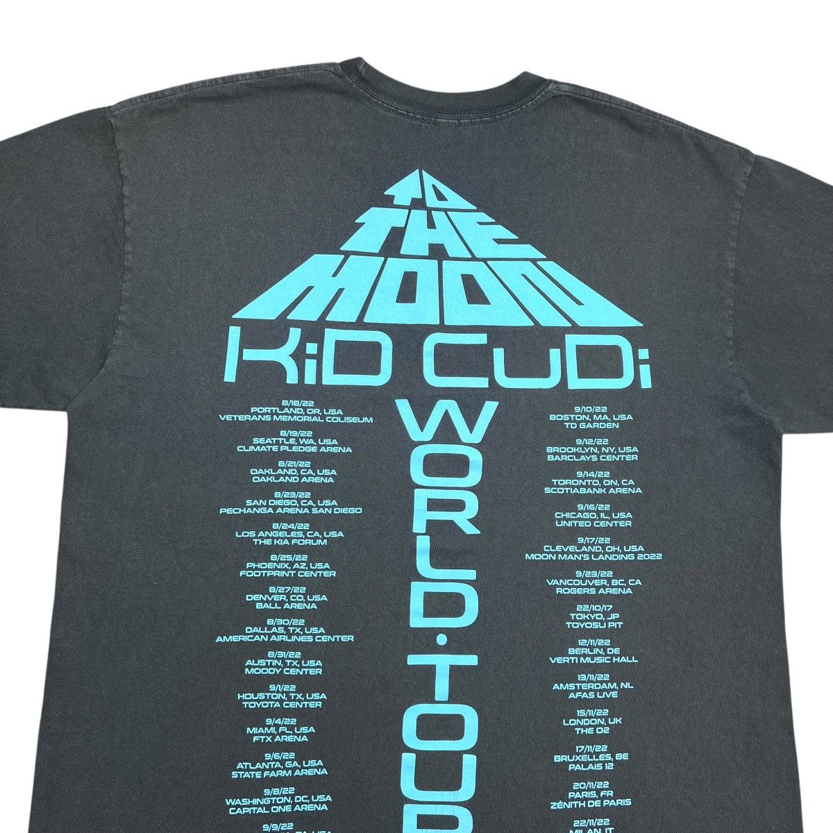 Kid Cudi Kid Cudi To The Moon World Tour Graphic Hip Hop T-Shirt Size US M / EU 48-50 / 2 - 9 Thumbnail
