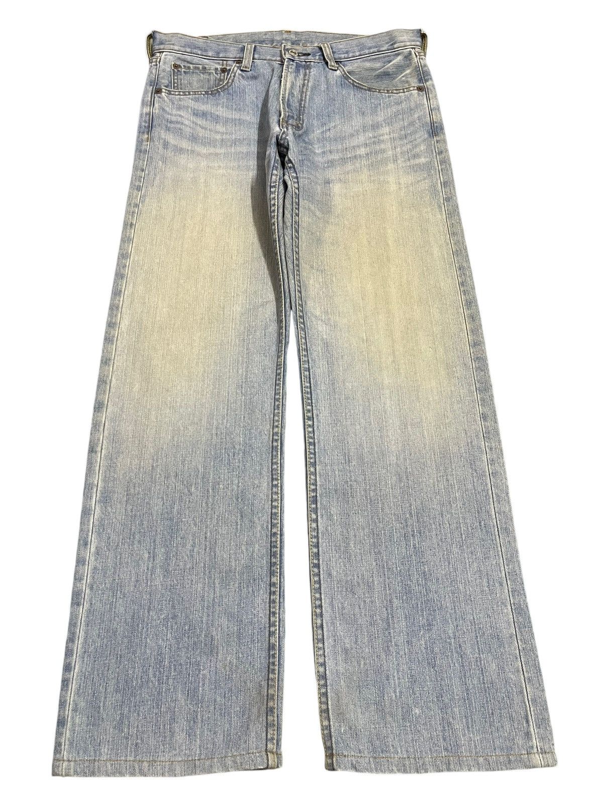 Japanese Brand Vintage Japanese Brand Blue Mud Wash Style Loose Jeans Size US 33 - 1 Thumbnail