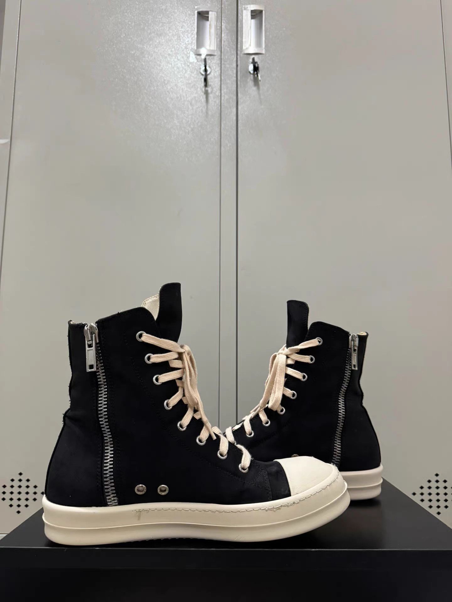 Rick Owens Rick Owens Drkshdw Converse high-top sneakers Size US 7 / EU 40 - 6 Thumbnail