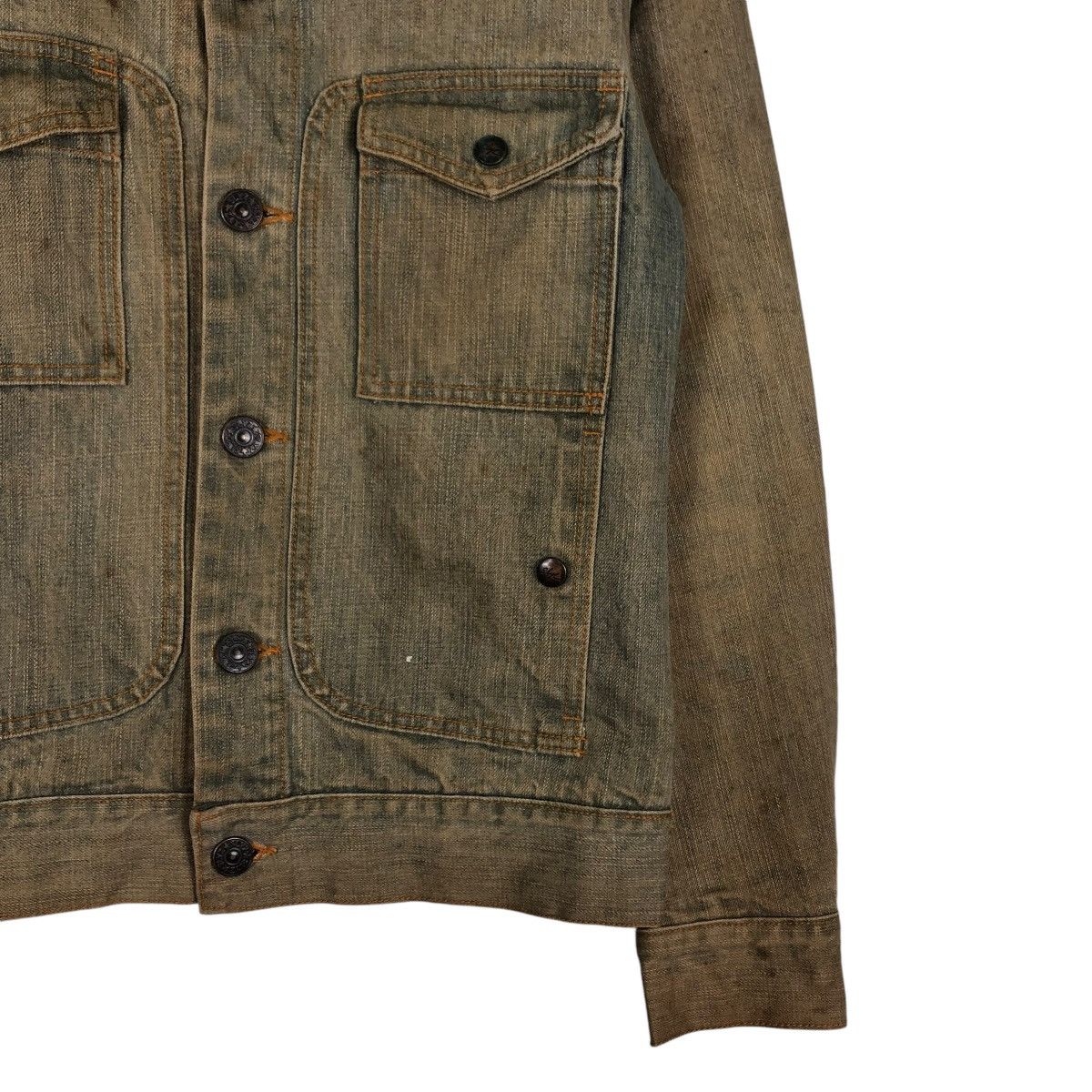 Hysteric Glamour 🔥VINTAGE CROPPED BIKER DENIM JACKET SLYZ JAPAN MADE Size US S / EU 44-46 / 1 - 5 Thumbnail