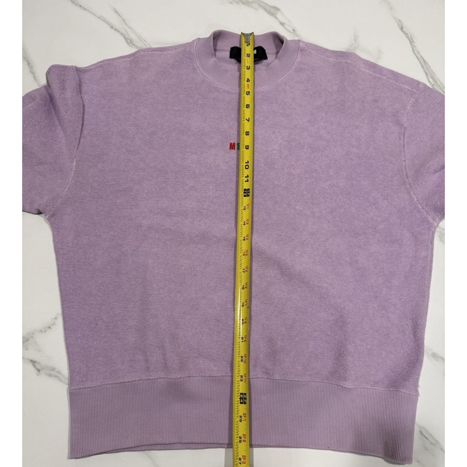 MSGM MSGM Milano Medium Logo Sweatshirt Pullover Crew Neck Lilac Size M / US 6-8 / IT 42-44 - 9 Thumbnail