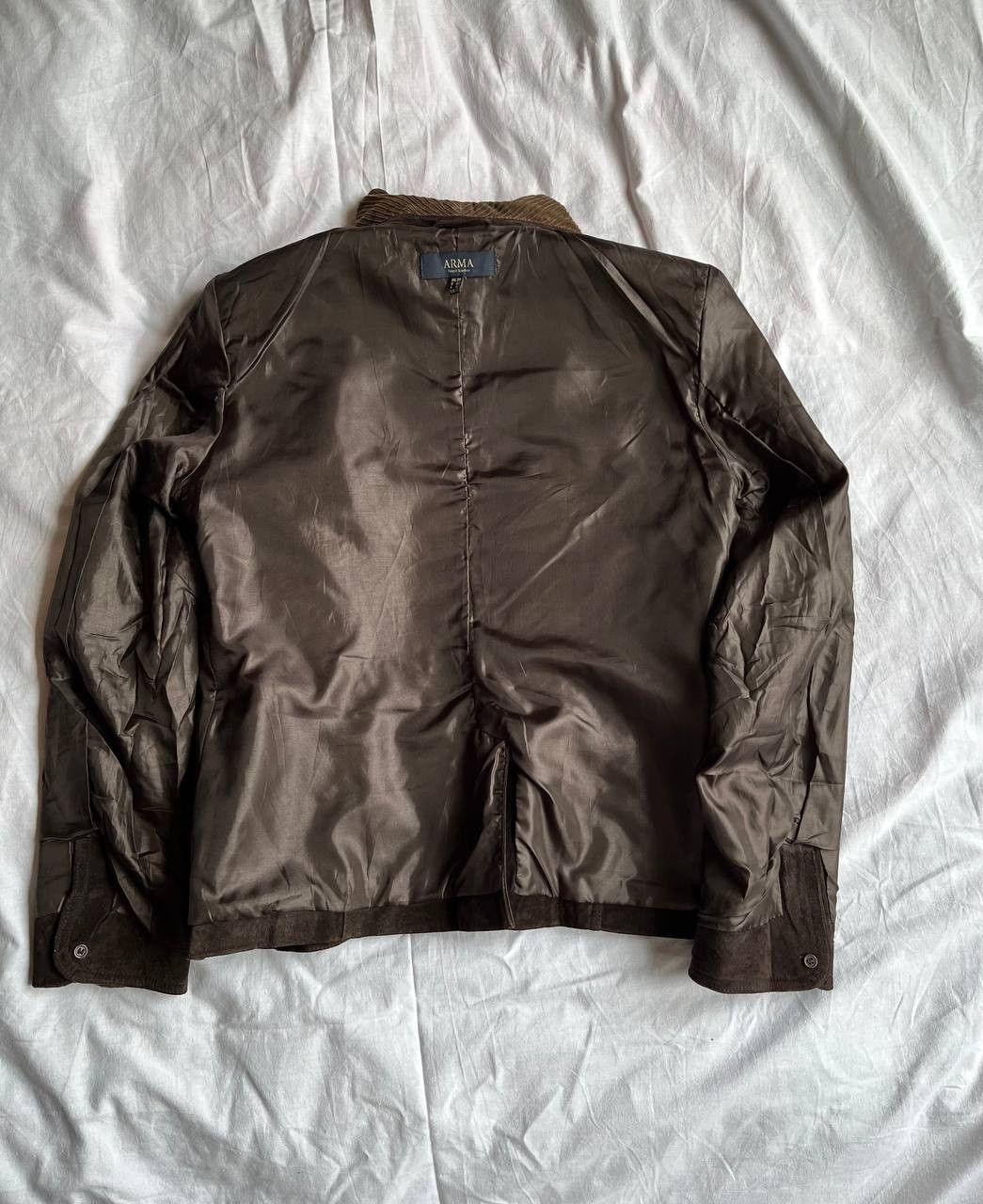 ARMA × Vintage Arma vintage chocolate brown leather pigskin jacket blazer Size M / US 6-8 / IT 42-44 - 7 Thumbnail