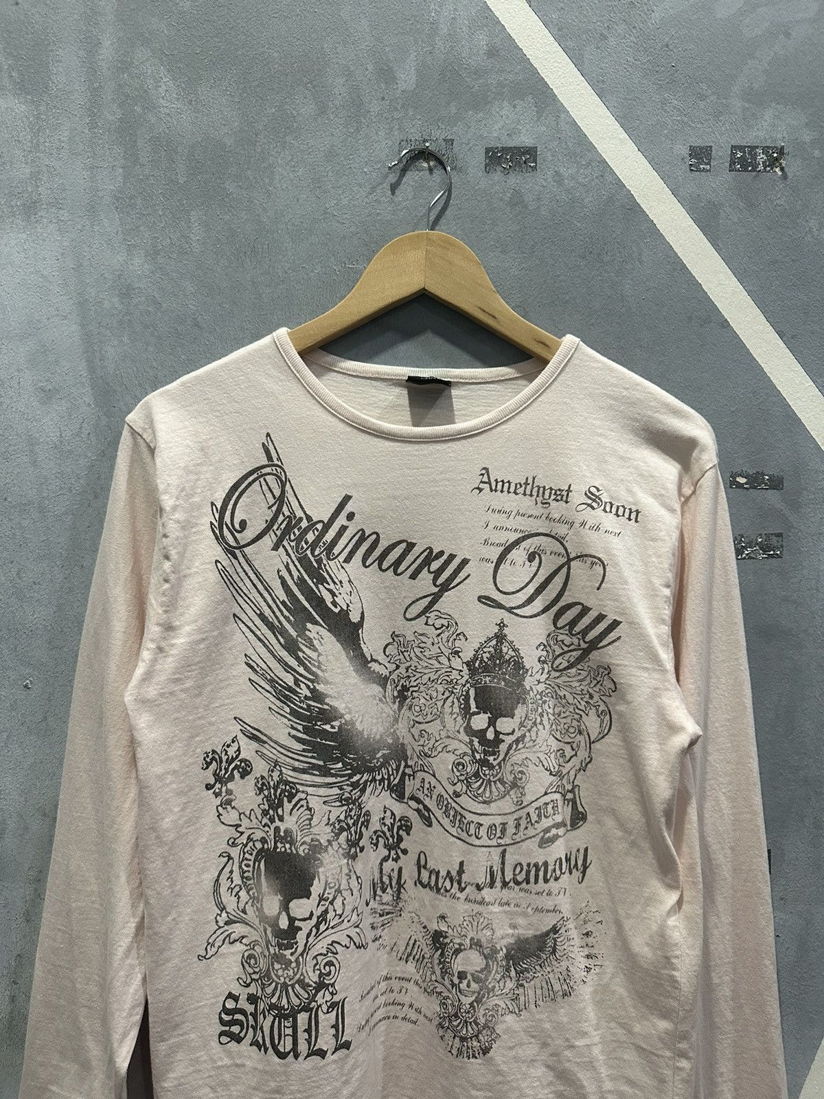 Vintage Y2K Japanese Beaumere Gothic Poem Punk T-shirt Size M / US 6-8 / IT 42-44 - 2 Thumbnail