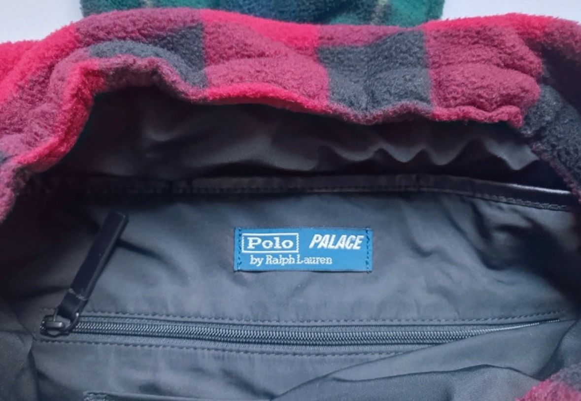 Palace × Polo Ralph Lauren Palace X Polo Ralph Lauren Fleece Backpack Size ONE SIZE - 11 Thumbnail