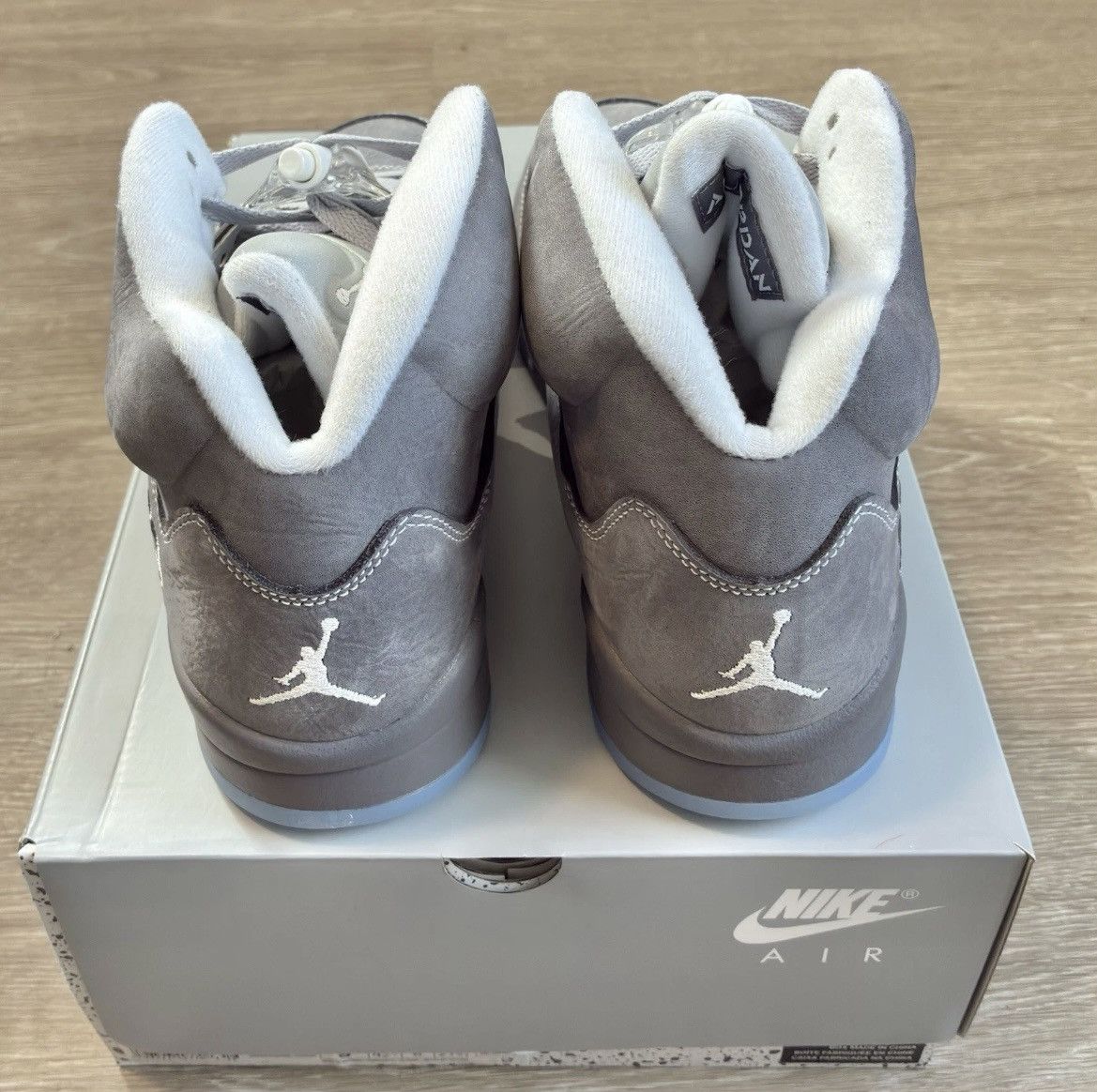 Jordan Brand Jordan 5 Retro Wolf Grey Size US 8.5 / EU 41-42 - 5 Thumbnail