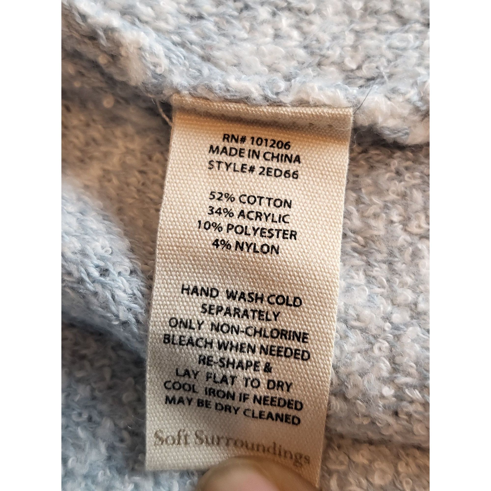 Other Soft Surroundings Elegant Cardigan Sweater Women Sz XL Tight Size XL / US 12-14 / IT 48-50 - 7 Thumbnail
