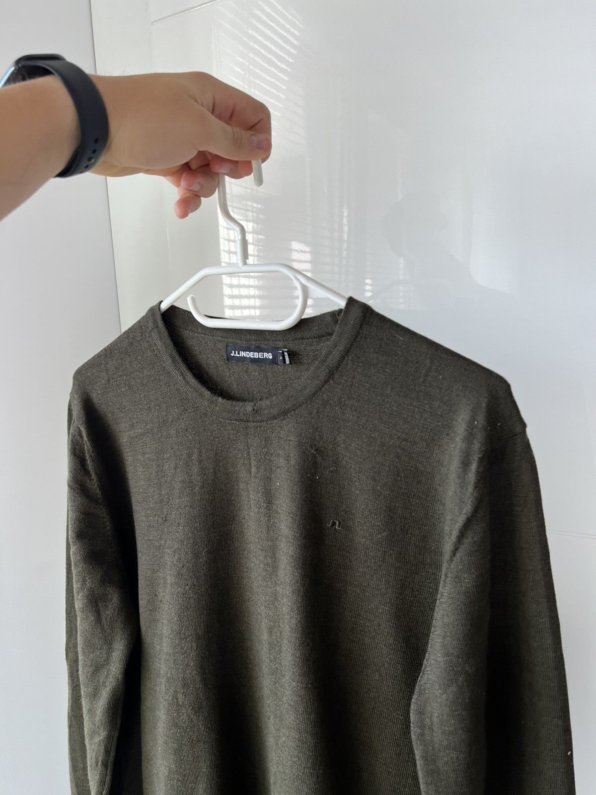 J.Lindeberg ‼️ J.Lindeberg 100% Merino Nyle Zip Cardigan‼️ Size US L / EU 52-54 / 3 - 4 Thumbnail