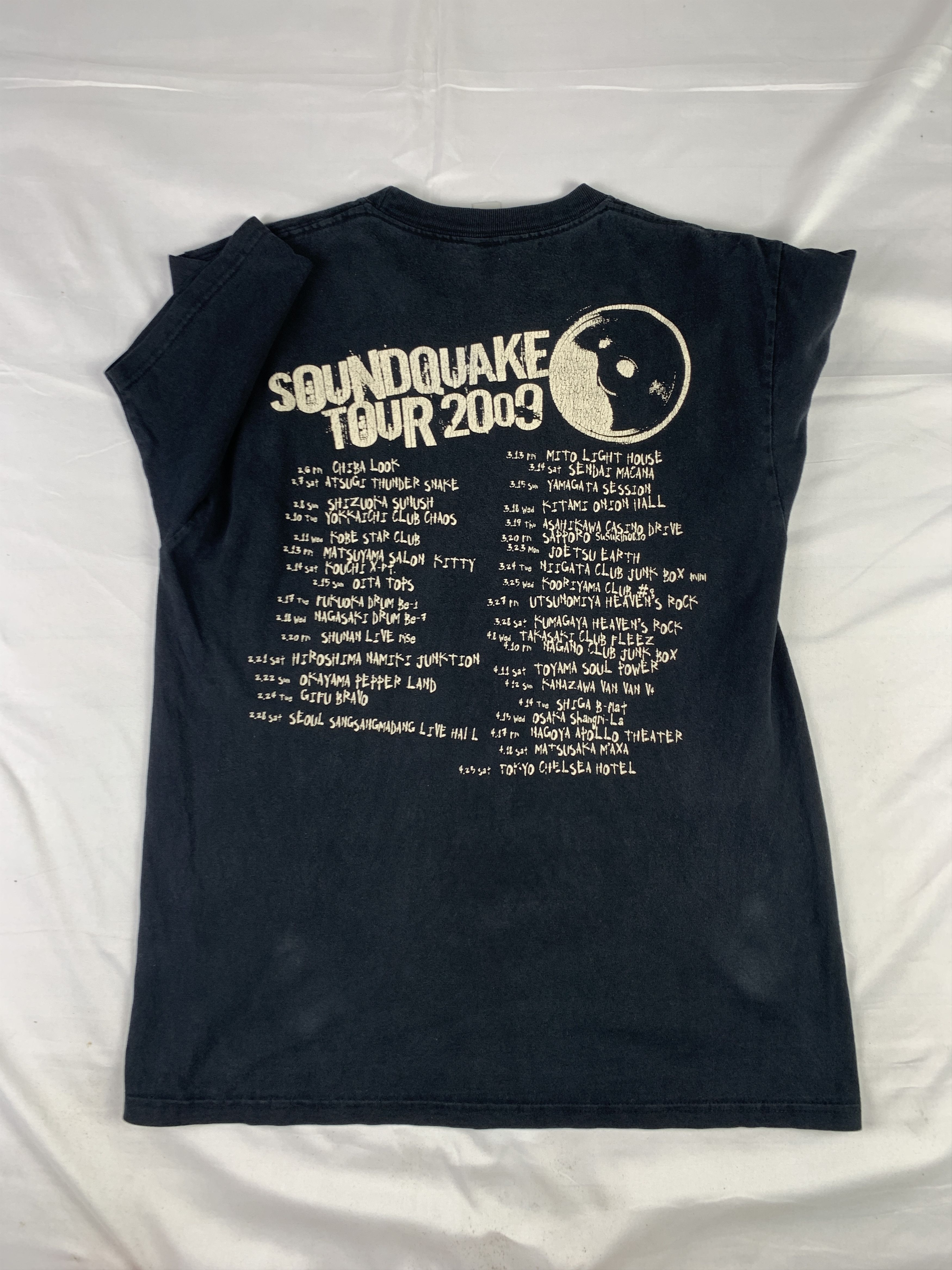 Band Tees 2009 Nicotine "Soundquake" Album Tour Faded Tee Size US M / EU 48-50 / 2 - 2 Thumbnail