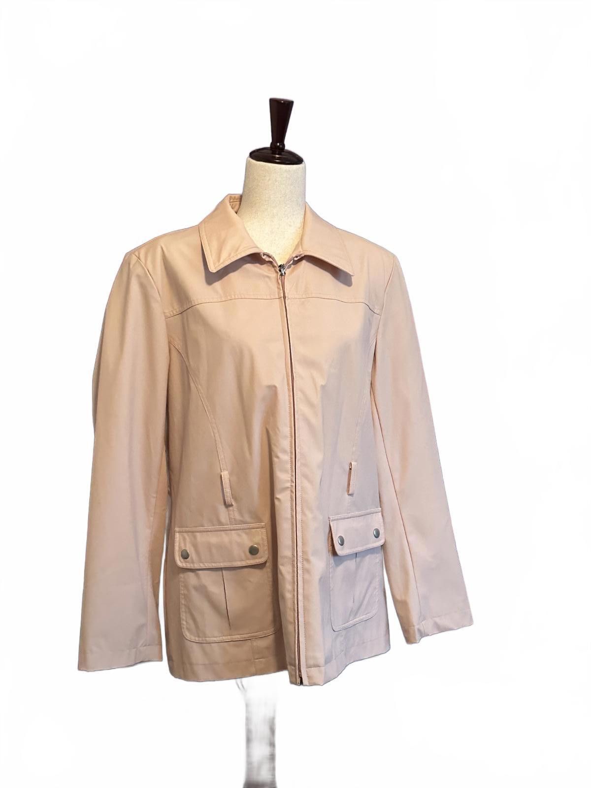 Other studio Y Women's Pale Pink Rain Jacket Sz L Size L / US 10 / IT 46 - 1 Thumbnail