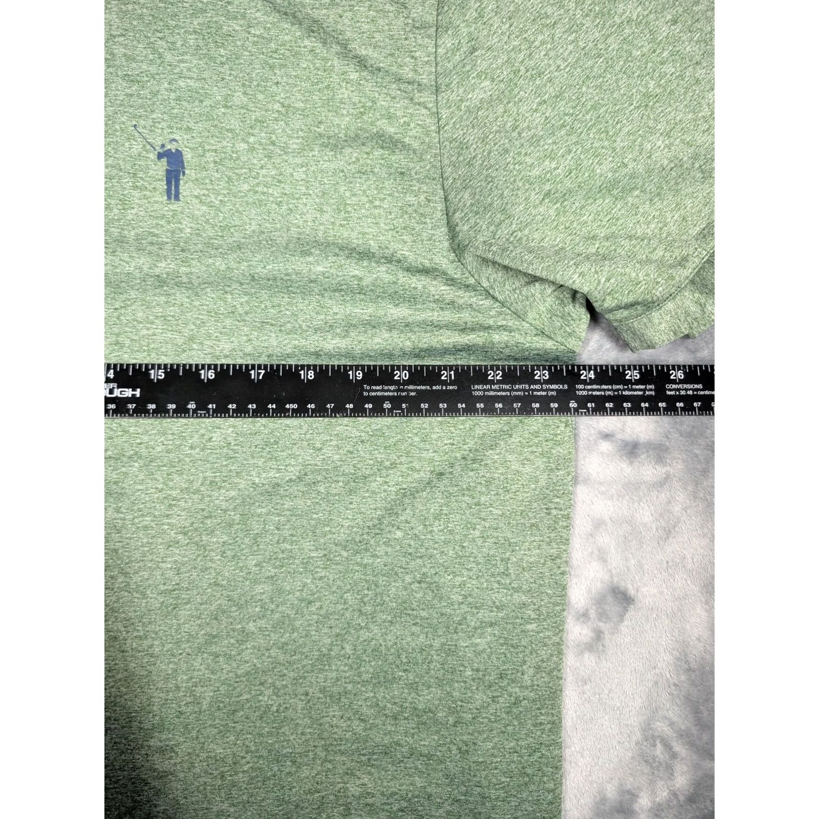 Vintage William Murray Polo Shirt Mens XL Green Heather Golf Performance Stretch Top Size US XL / EU 56 / 4 - 3 Thumbnail