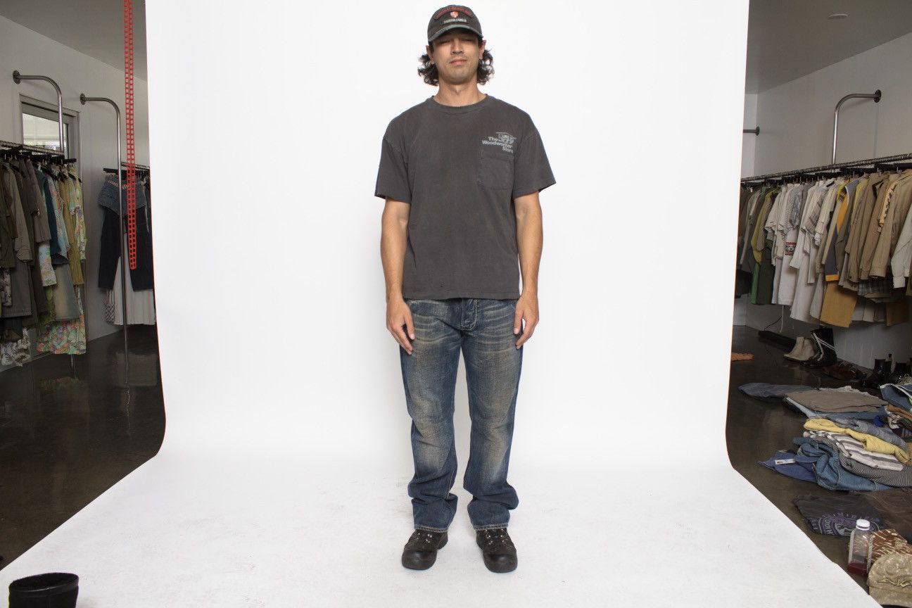 Diesel BLUE FADED DENIM RELAXED FIT PANTS BY DIESEL Size US 34 / EU 50 - 3 Thumbnail