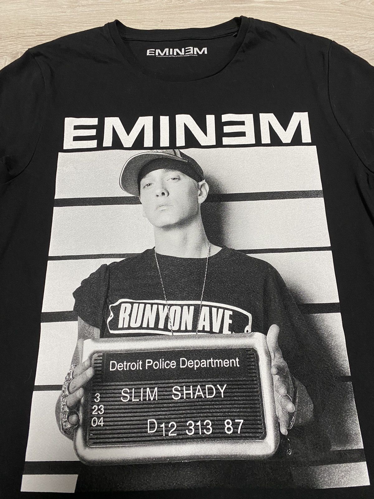 Rap Tees Rap Tee Eminem slim shady Detroit Police 2018 size M Size US M / EU 48-50 / 2 - 2 Thumbnail